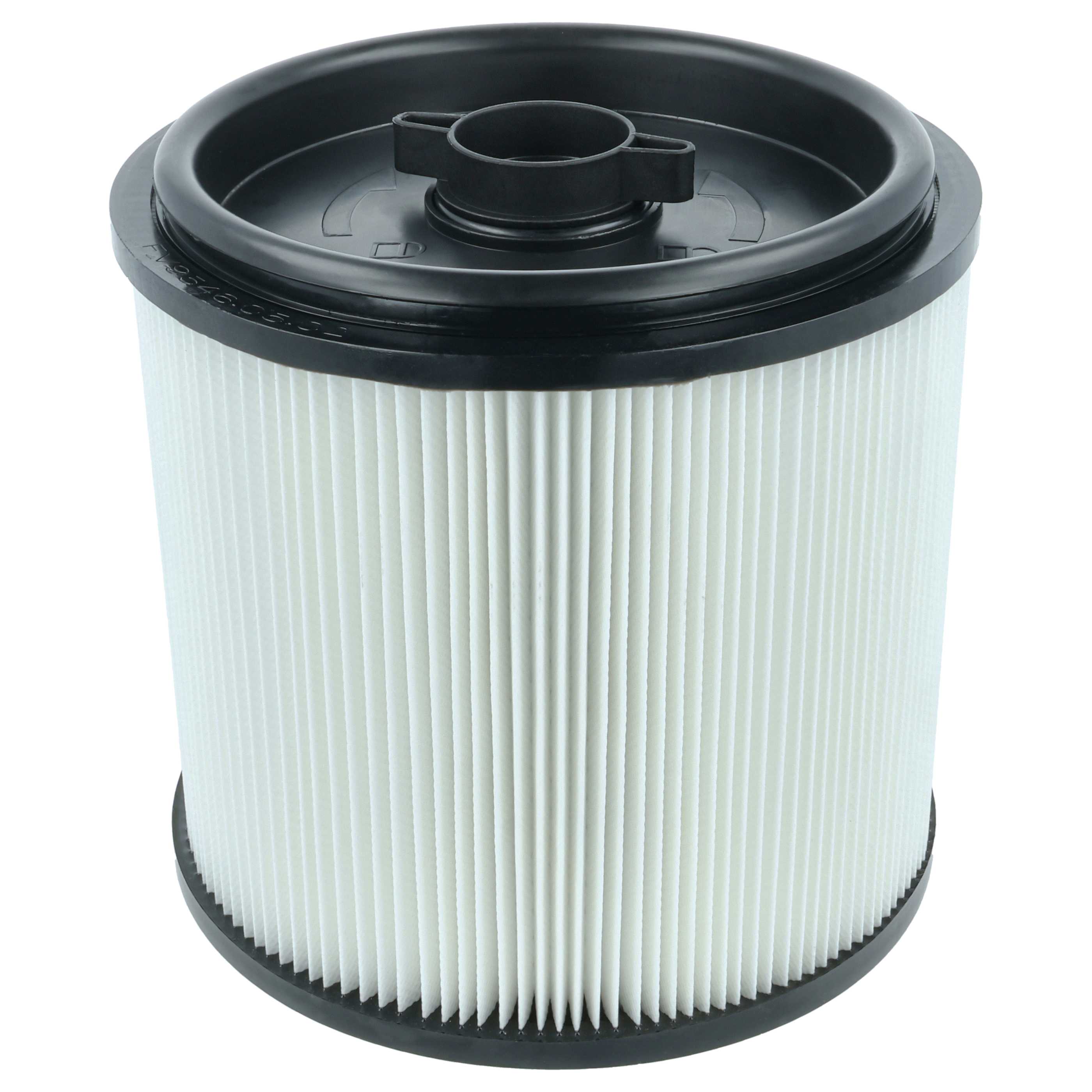 Filtercartridge filter replaces EINHELL Accessory 2351126 for Einhell Vacuum Cleaner, black / white