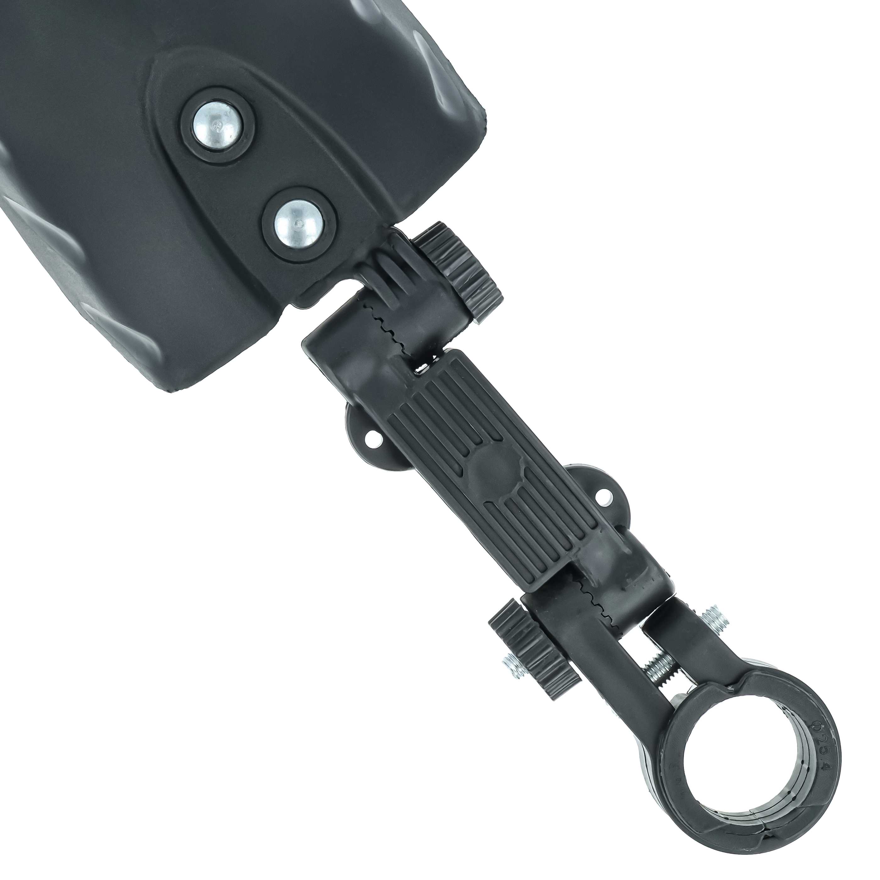 2x Parafango per ruota anteriore e ruota posteriore per mountain bike con pneumatici da 24/26 - nero/nero luci
