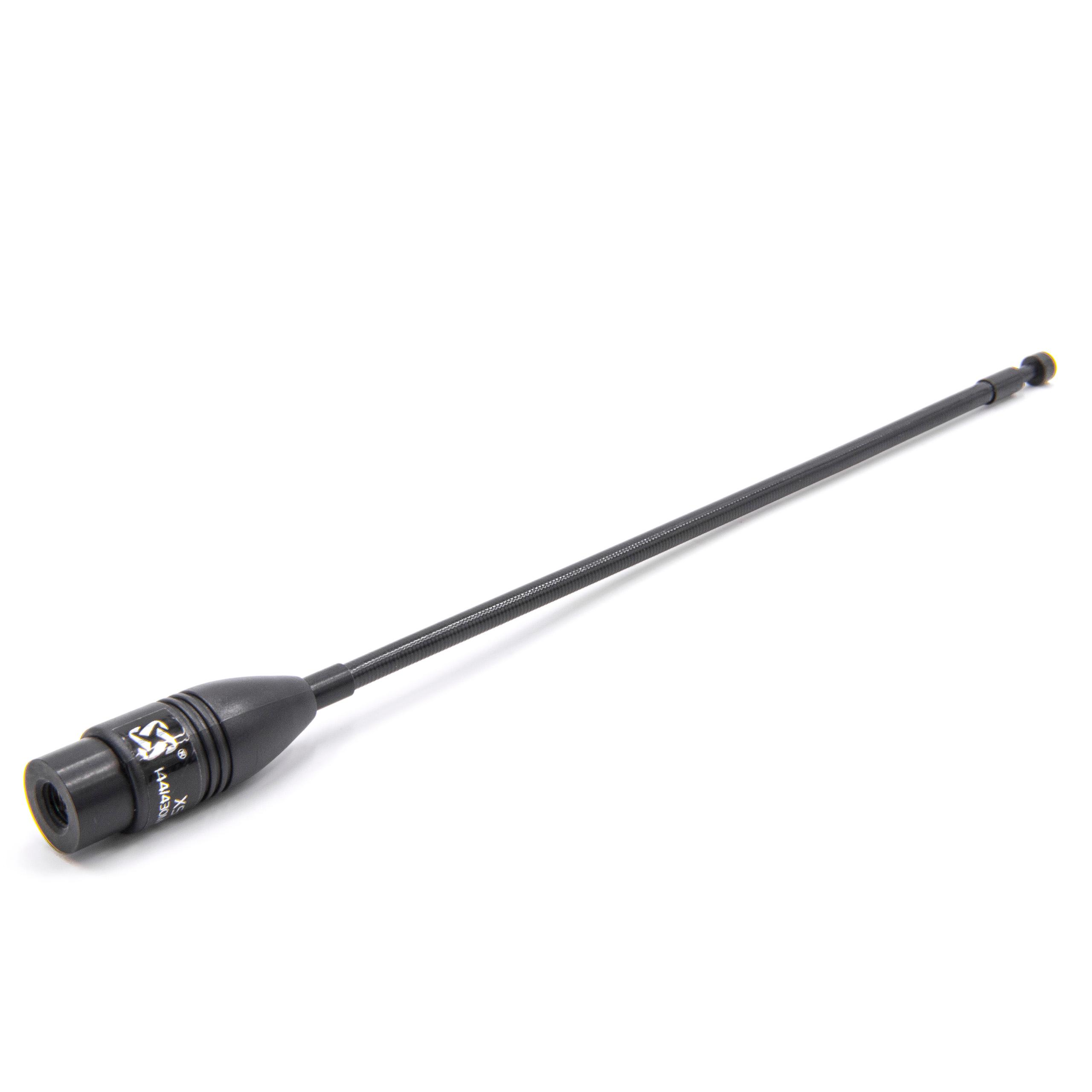 Antenne pour talkie-walkie Wouxun, Baofeng UVD1P etc. - connecteur SMA (m), 21 extensible - 37cm