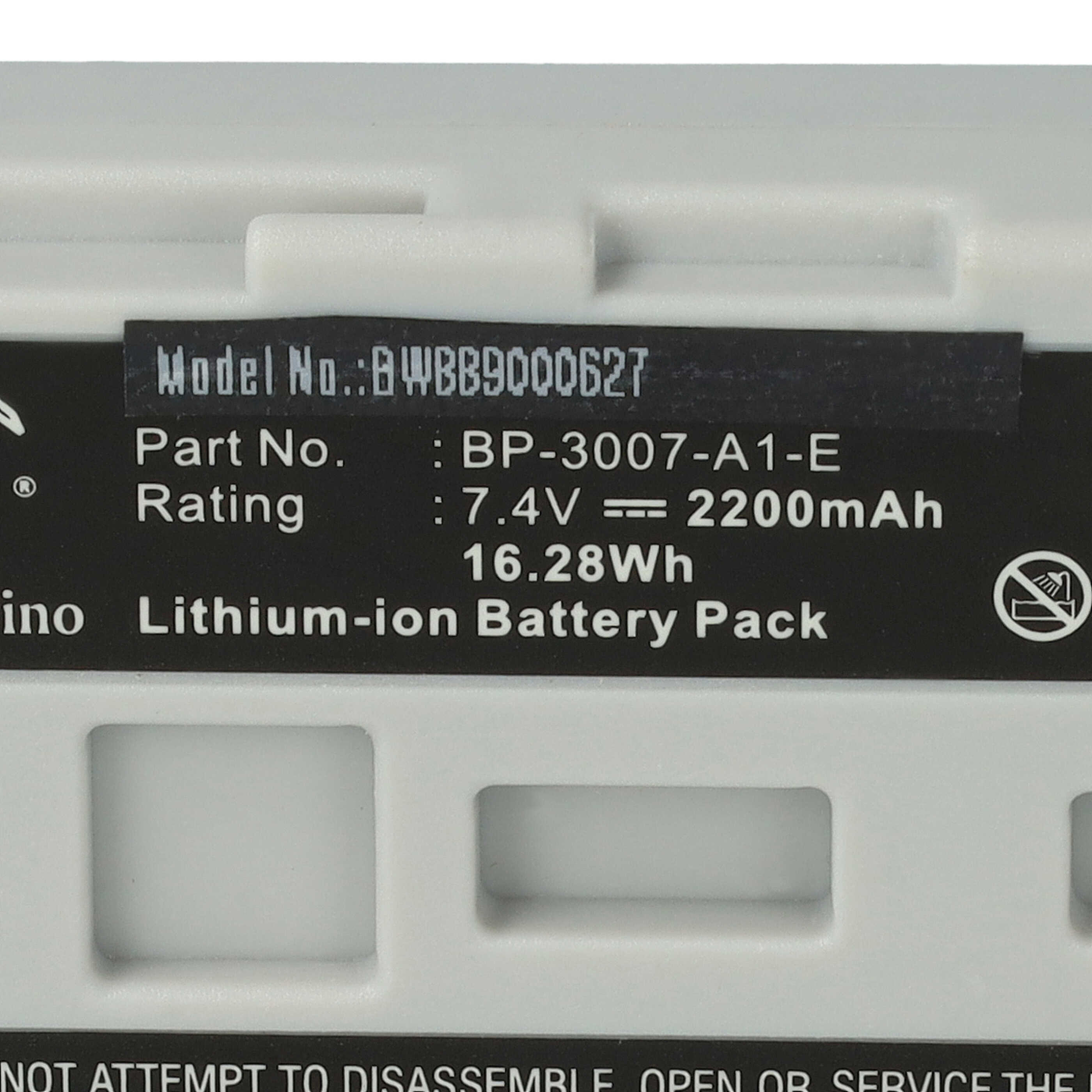 Batterie remplace Futaba LT2F2200 pour télécommande - 2200mAh 7,4V Li-ion