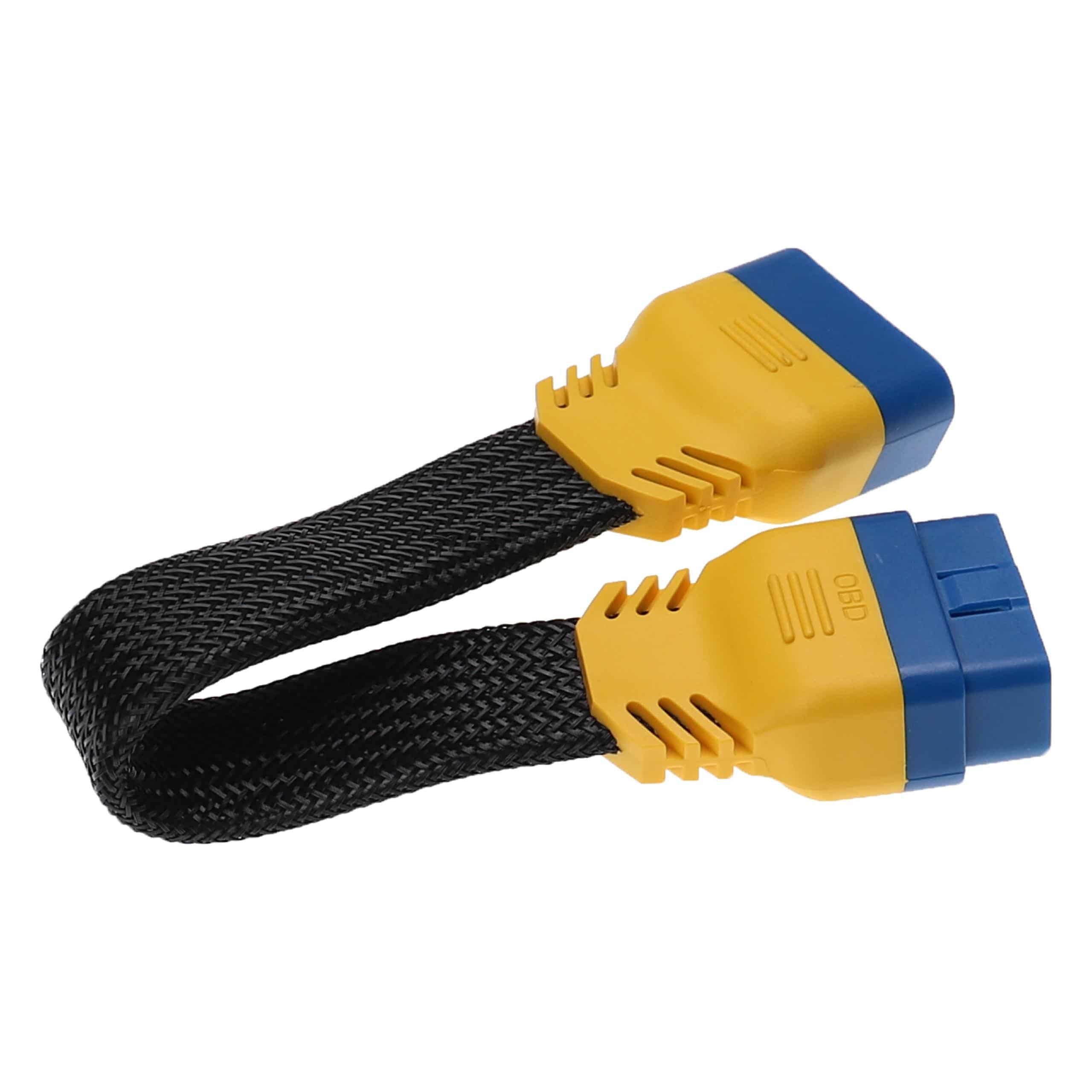 vhbw OBD2 Extension Cable 16 Pin (f) to 16 Pin (m) for LKW, Car, Vehicle - 30 cm