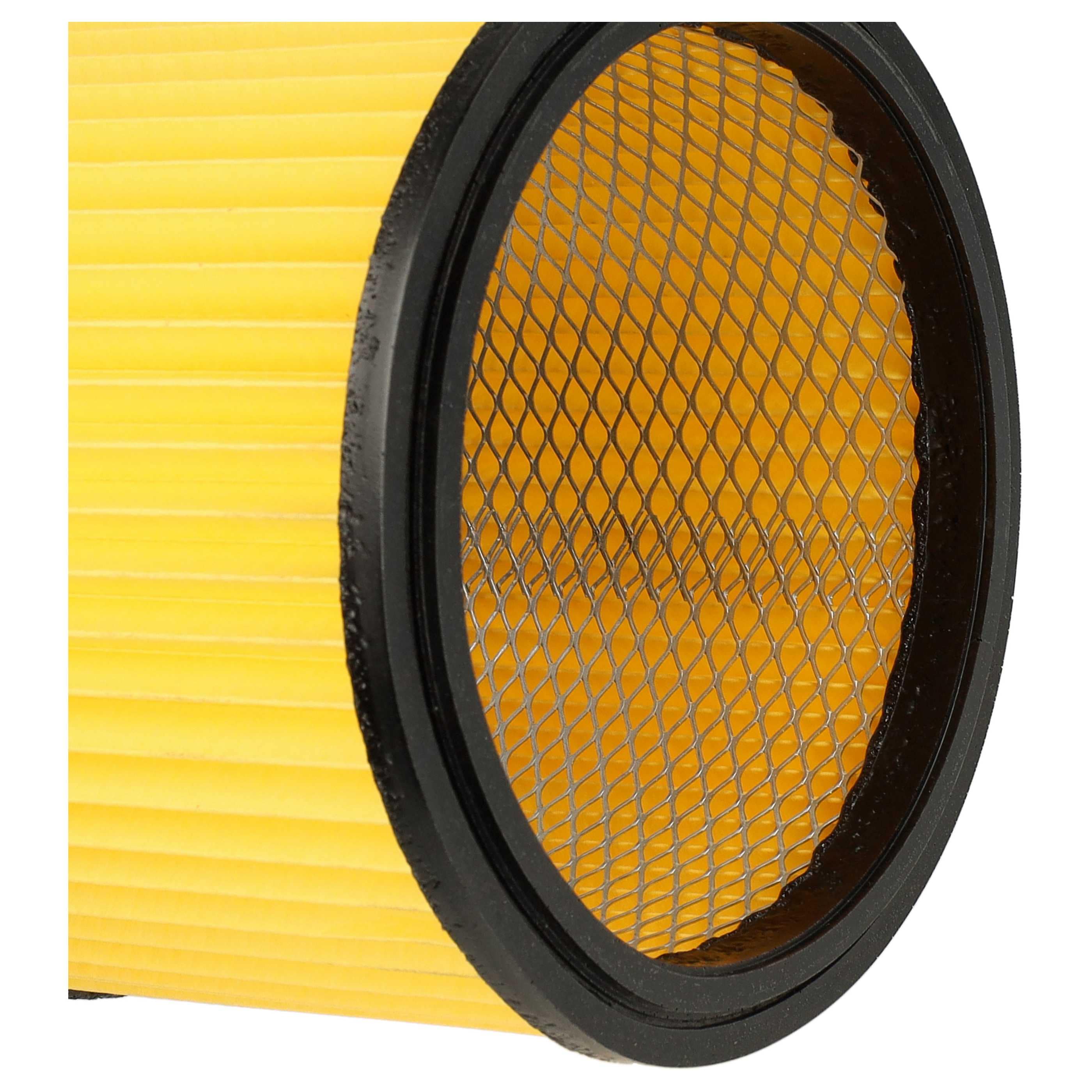 8x Filtercartridge filter replaces Einhell 23.421.75, 23.421.67 for Ozito Vacuum Cleaner, black / yellow