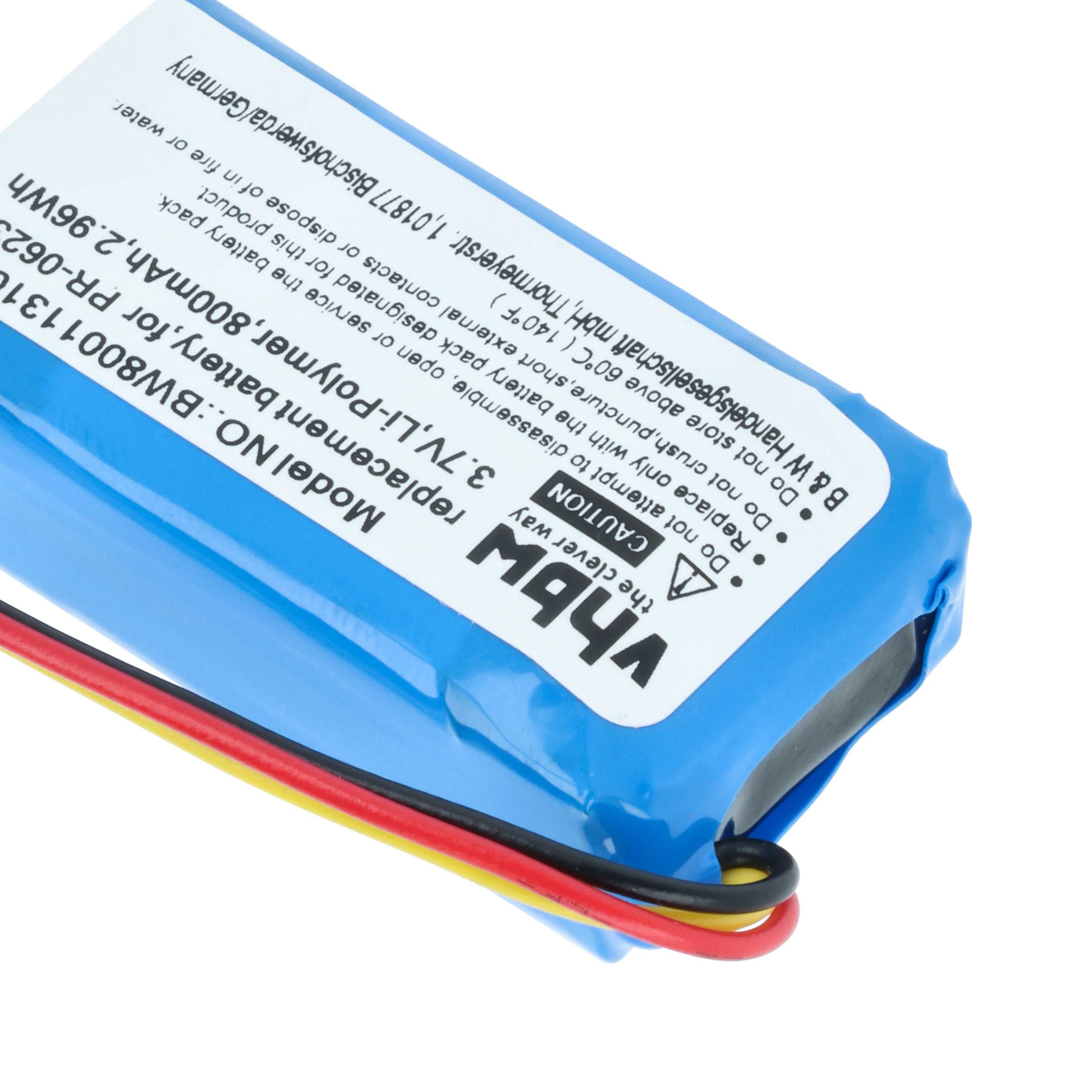 Videocamera Battery replaces GoPro PR-062334 - 800 mAh 3.8 V Li-polymer