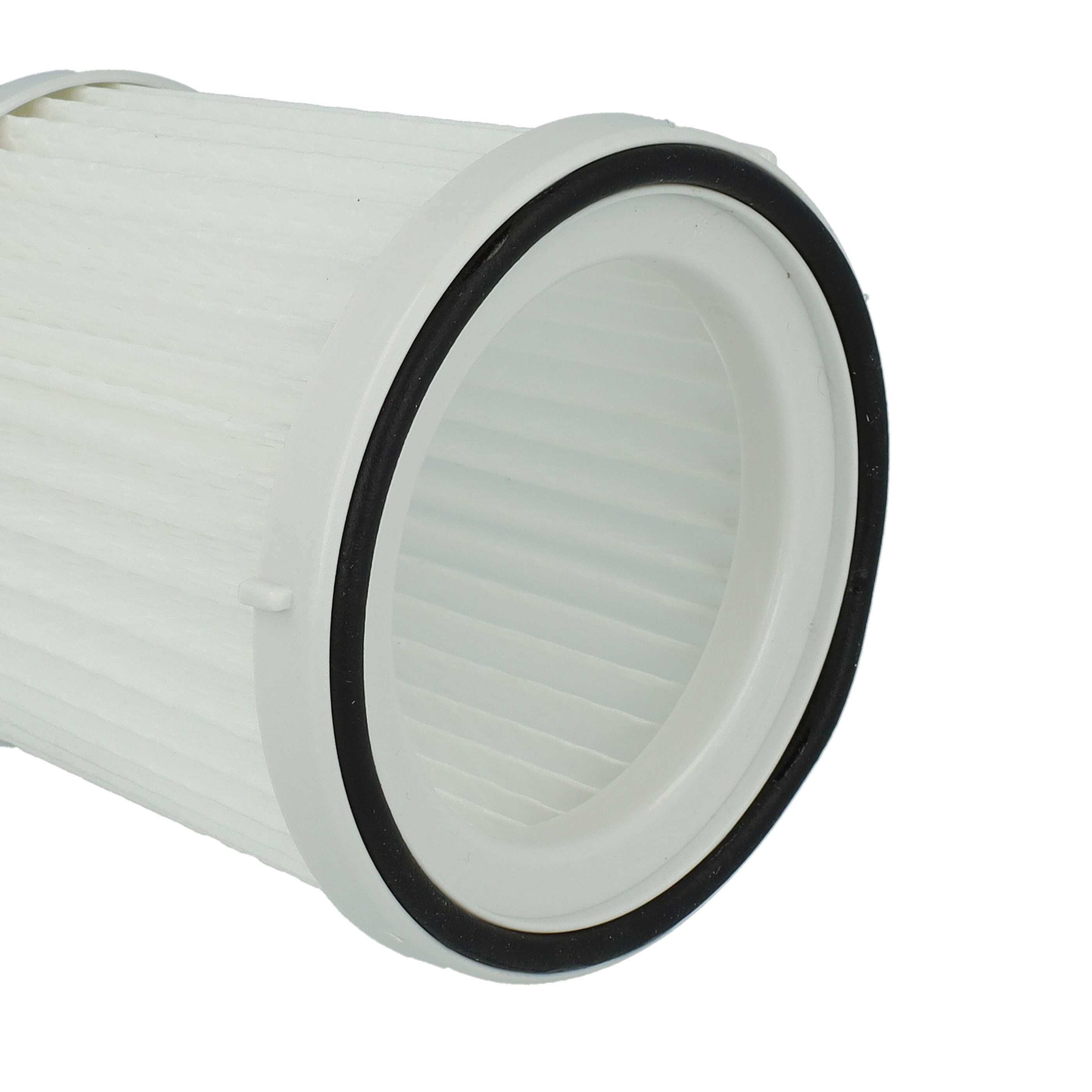 2x Filterfilter replaces Black & Decker FVF100 for Black & Decker Vacuum Cleaner, black / white