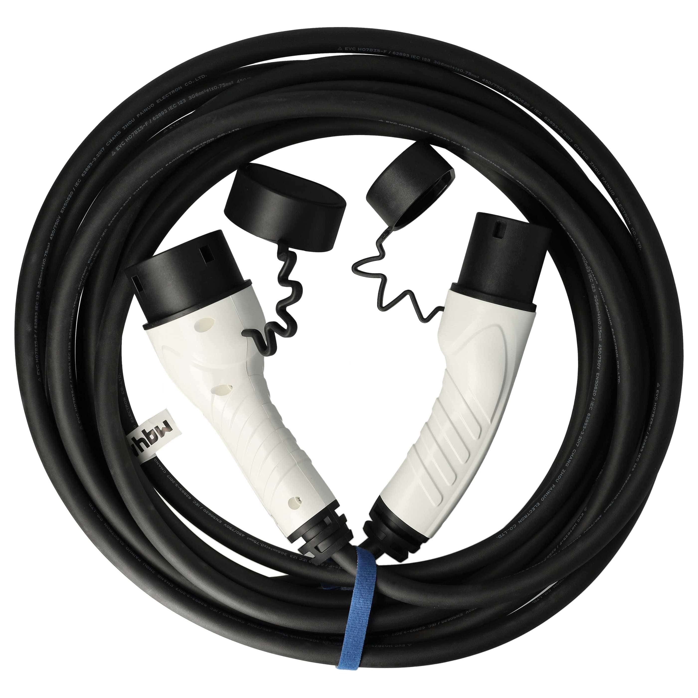 Charging Cable - Type 2 to Type 2 Cable, Single-Phase, 32 A, 7 kW, 10 m