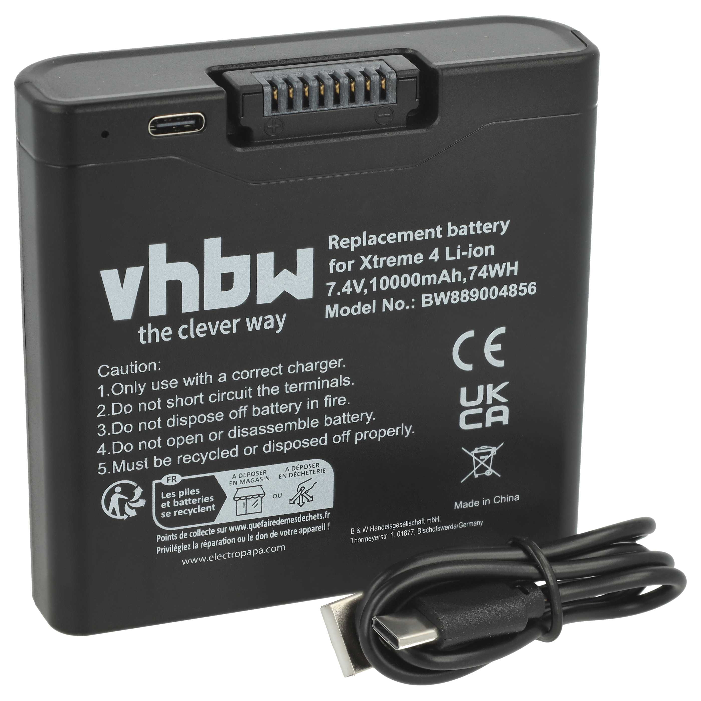 Batteria sostituisce FG4CELL21700G per altoparlanti JBL - 10000mAh 7,4V Li-Ion
