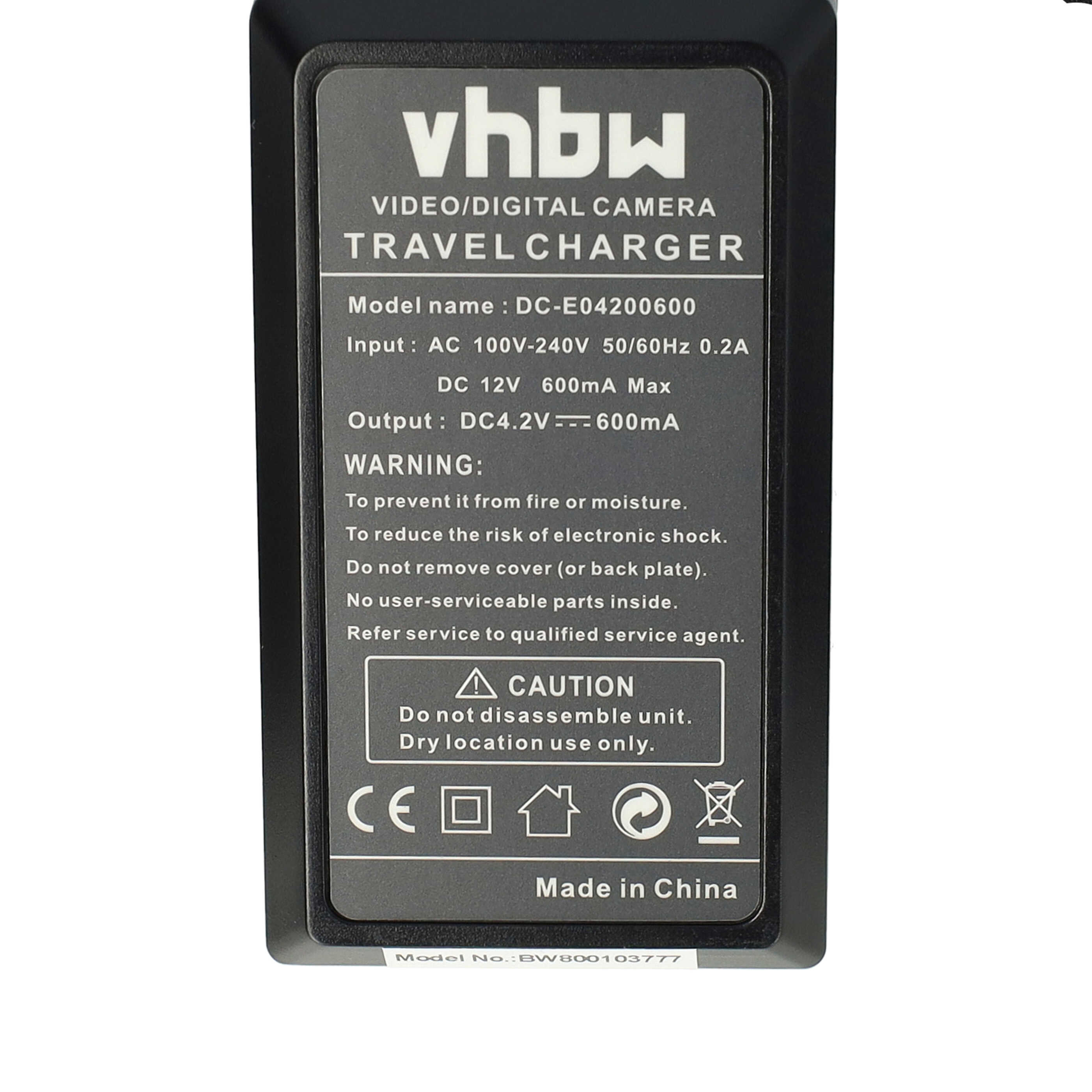 Battery Charger suitable for GoPro ABPAK-001 Camera etc. - 0.6 A, 4.2 V