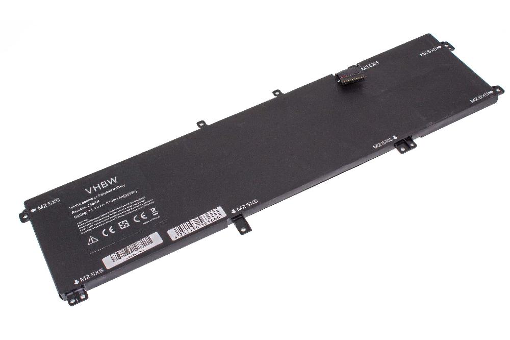 Notebook Battery Replacement for Dell 0H76MY, 245RR, M2.5X5, T0TRM, 7D1WJ, H76MV - 8100mAh 11.1V Li-polymer
