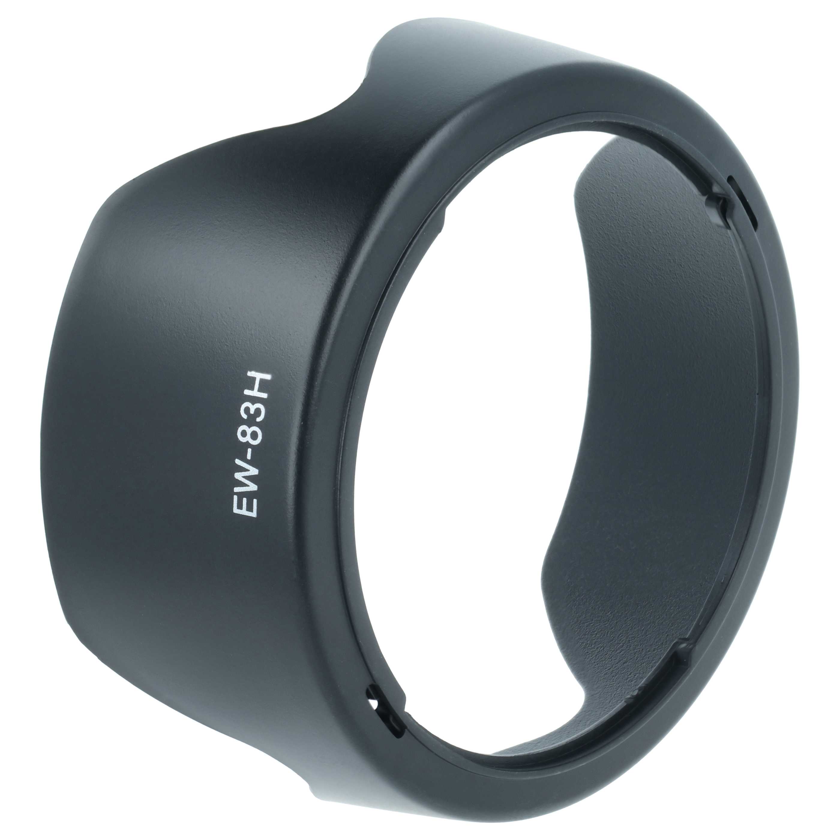 Lens Hood replaces Canon EW-83H for Canon Lens with 77 mm Diameter, plastic, black