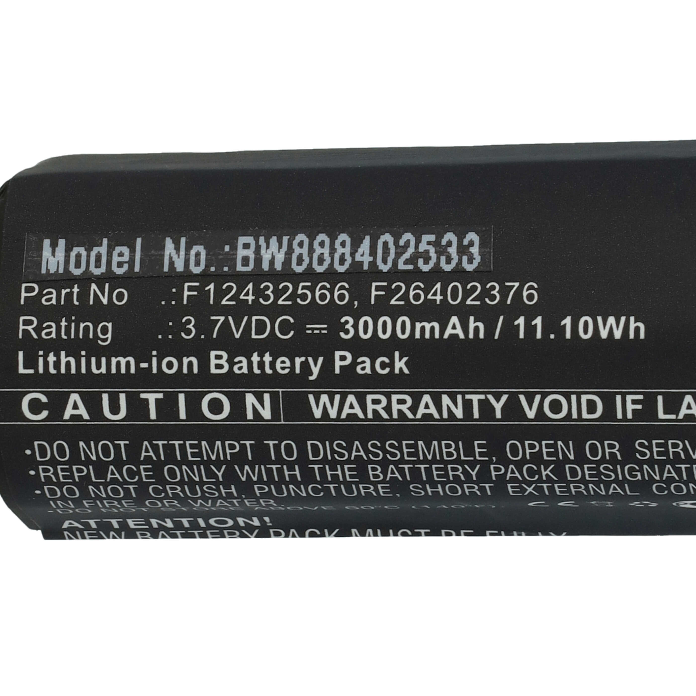 Akumulator do terminala płatniczego POS zamiennik Ingenico F12432566, F26402376 - 3000 mAh 3,7 V Li-Ion