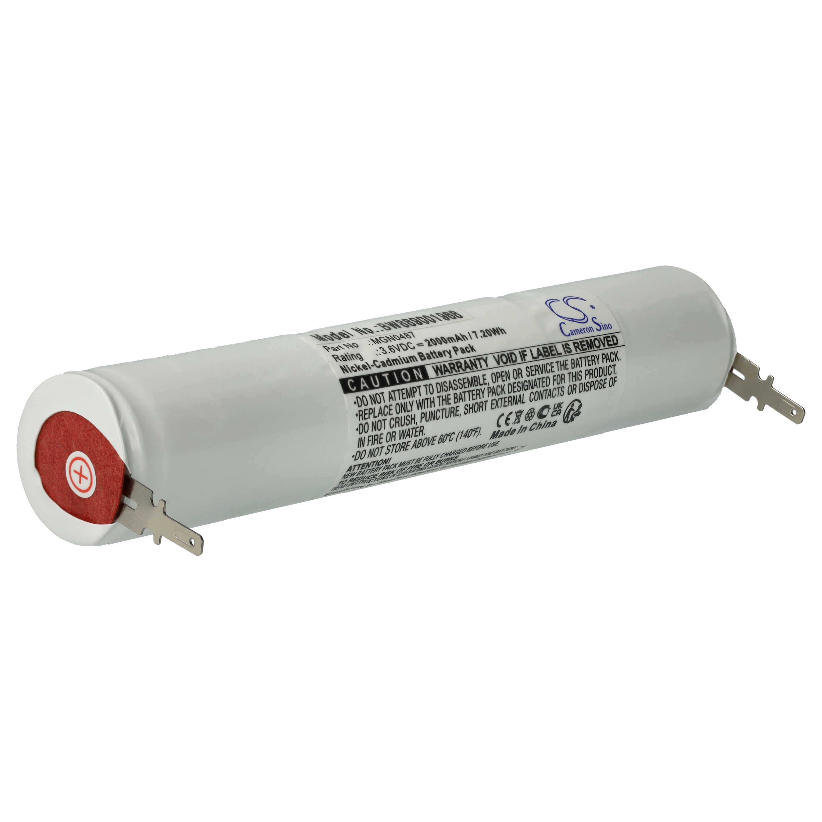 Akumulator do oświetlenia awaryjnego zamiennik Schneider OVA TD110431 - 2000 mAh 3,6 V NiCd