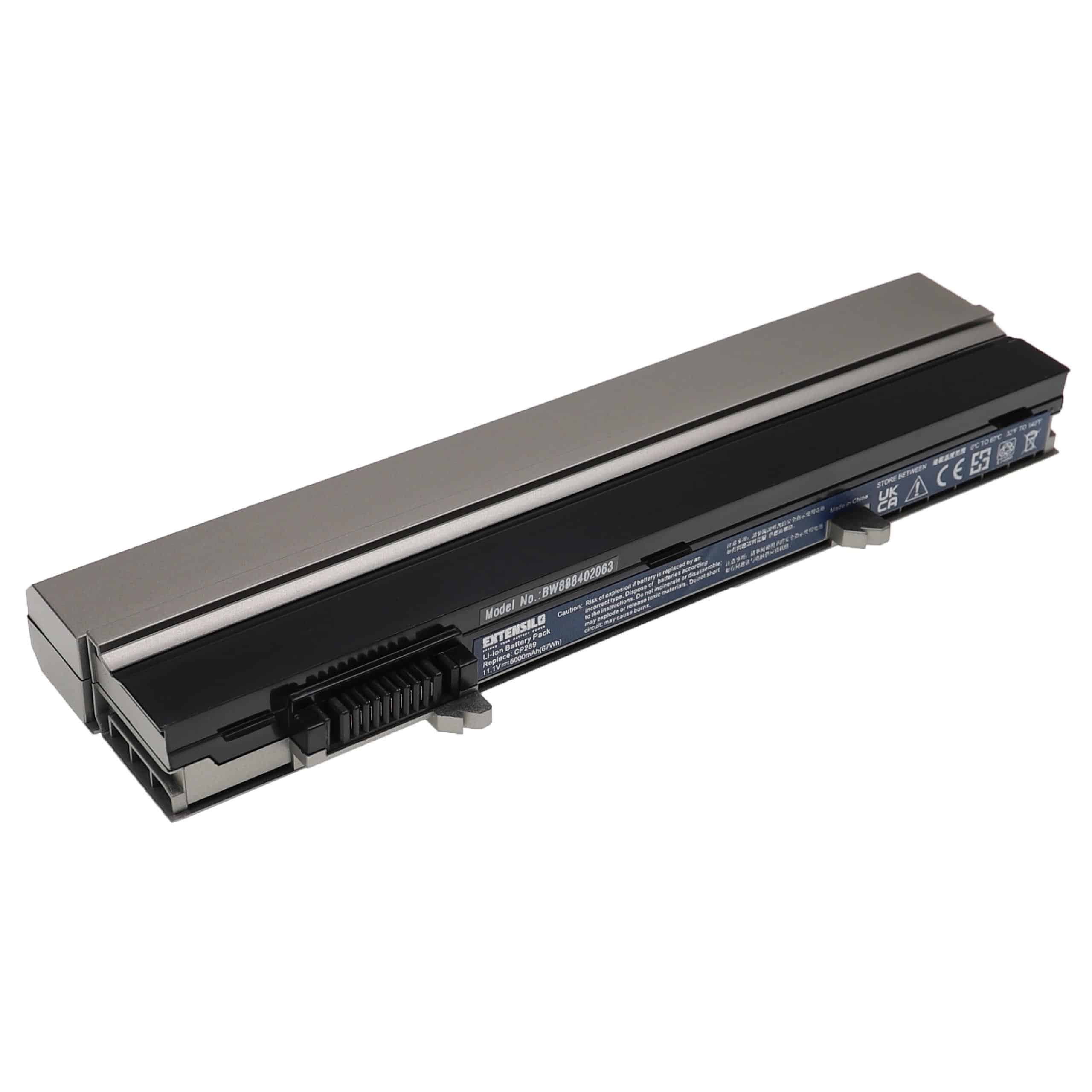 Notebook Battery Replacement for Dell 0FX8X, 451-10636, 312-9955, 312-0823, 312-0822 - 6000mAh 11.1V Li-Ion