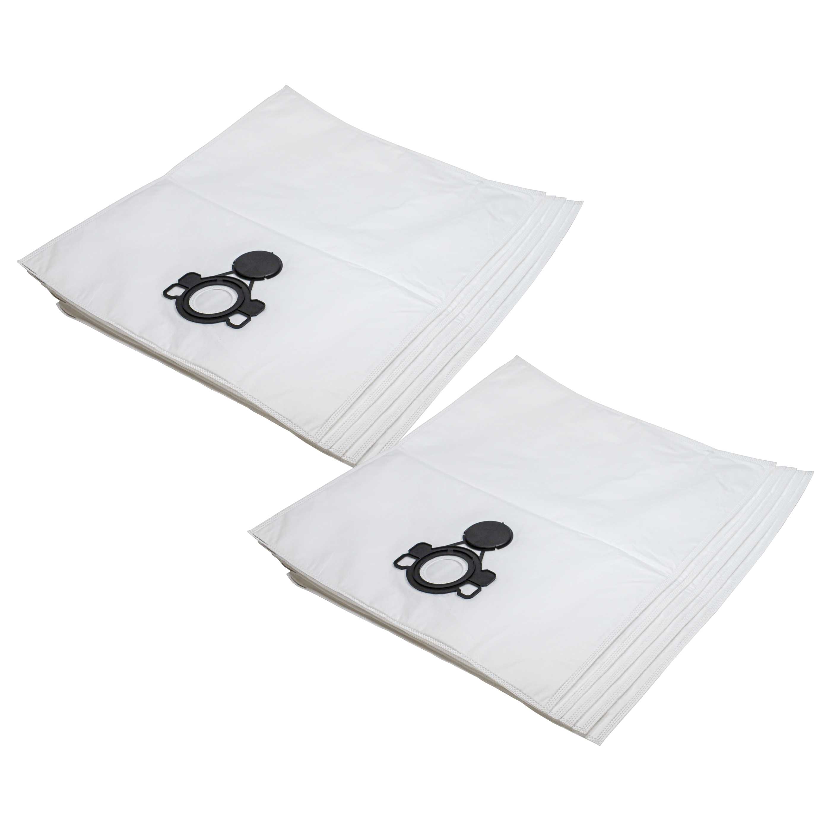 10x Sac remplace Mirka 842028044518, 8999700211 pour aspirateur Mirka - microfibre non tissée