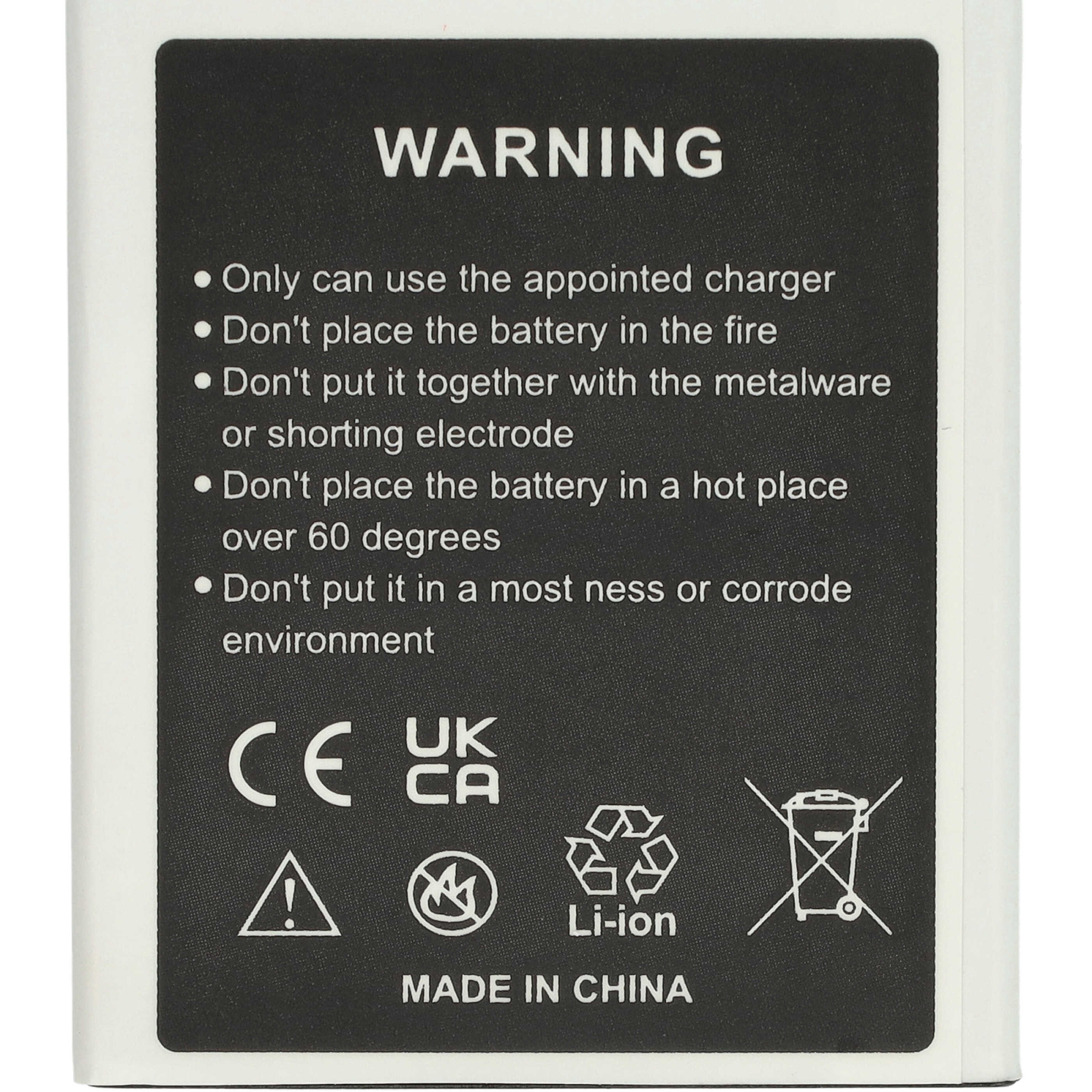 Akku (2 Stück) als Ersatz für Samsung EB-F1A2, EB-F1A2GBU - 1750mAh 3,7V Li-Ion