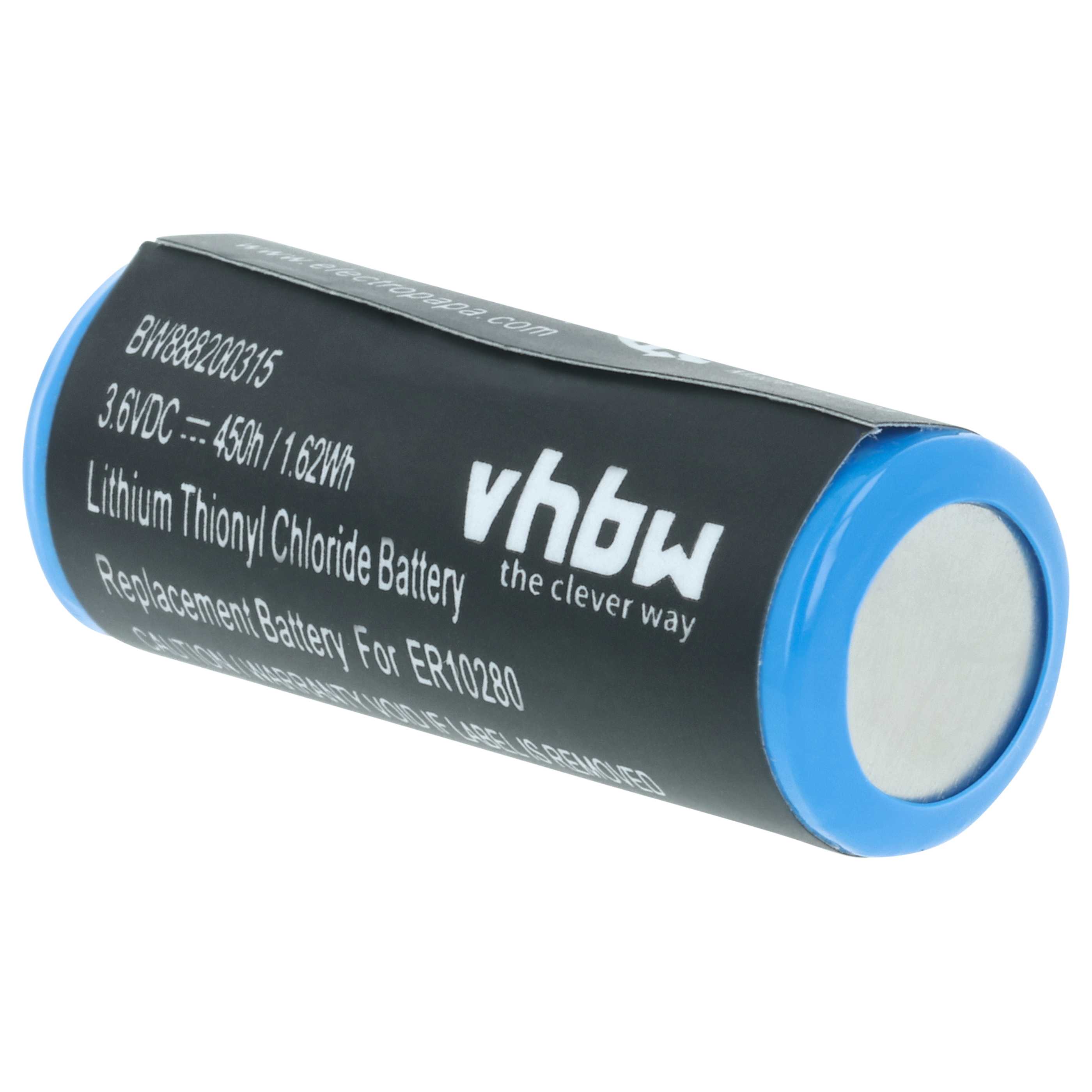 Bateria ER10280 - 450 mAh 3,6 V Li-SOCl2