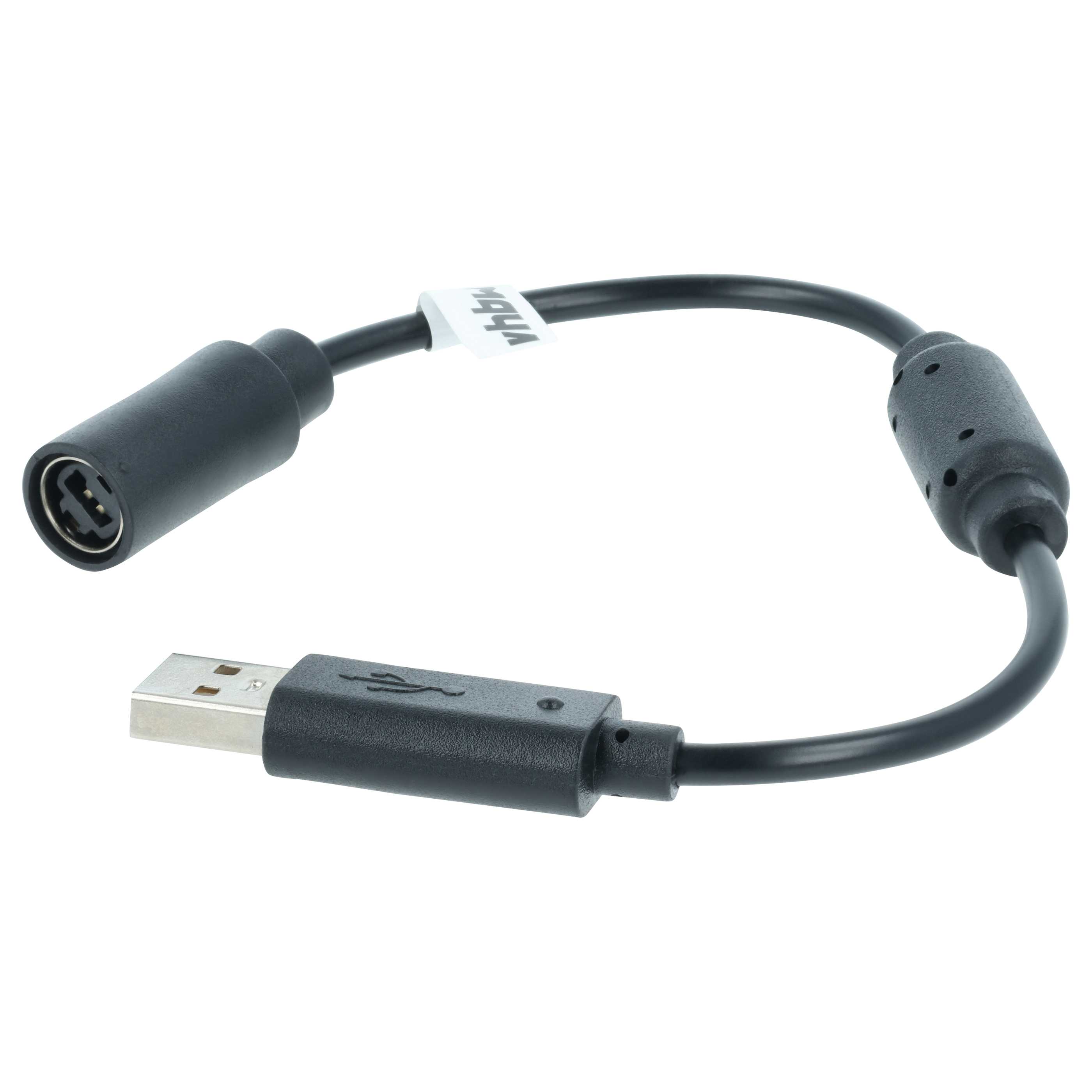 Cavo USB con adattatore a sgancio rapido per controller Microsoft Xbox 360 - nero