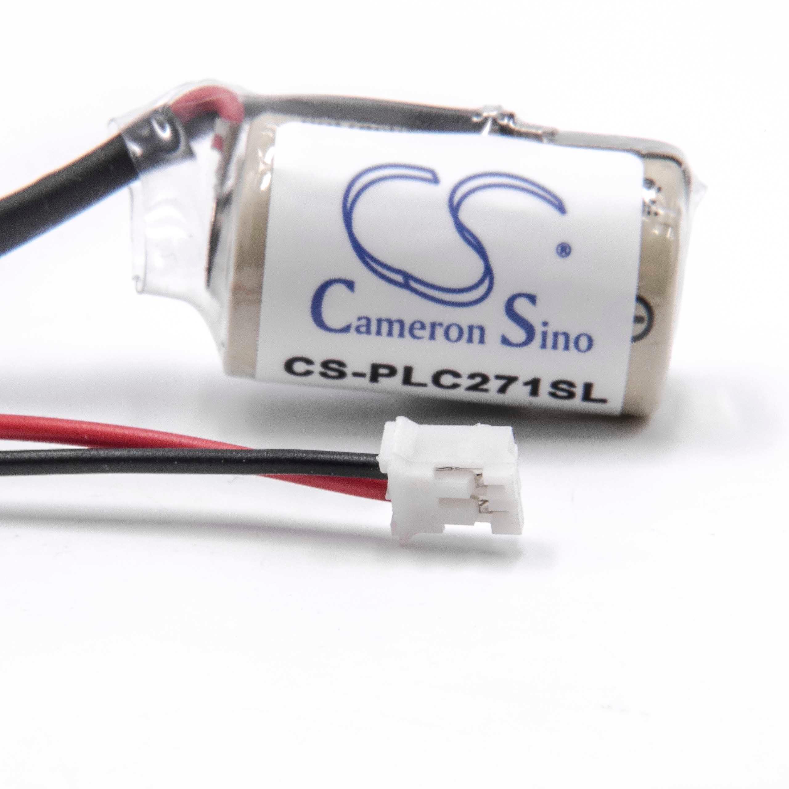 Batterie remplace Omron COMP-311, CJ1W-BAT01 pour unité de contrôle - 850mAh 3V Li-MnO2