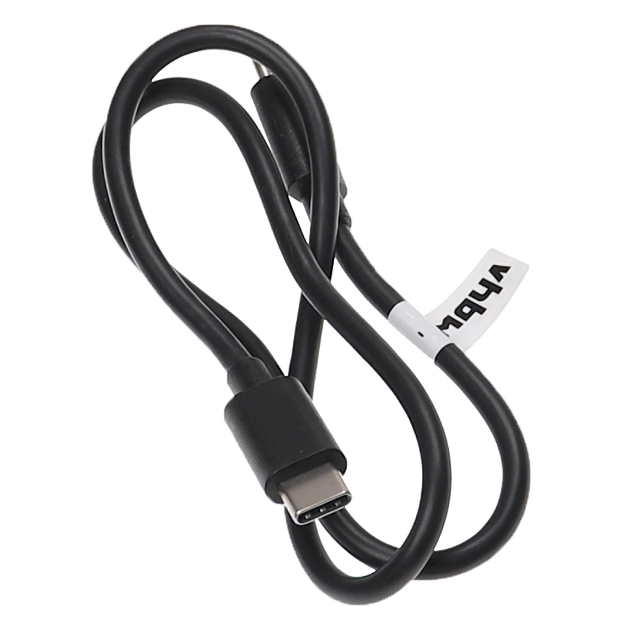 USB Schnell-Ladekabel passend für diverse Laptops, Tablets, Smartphones - USB Kabel 50 cm Schwarz