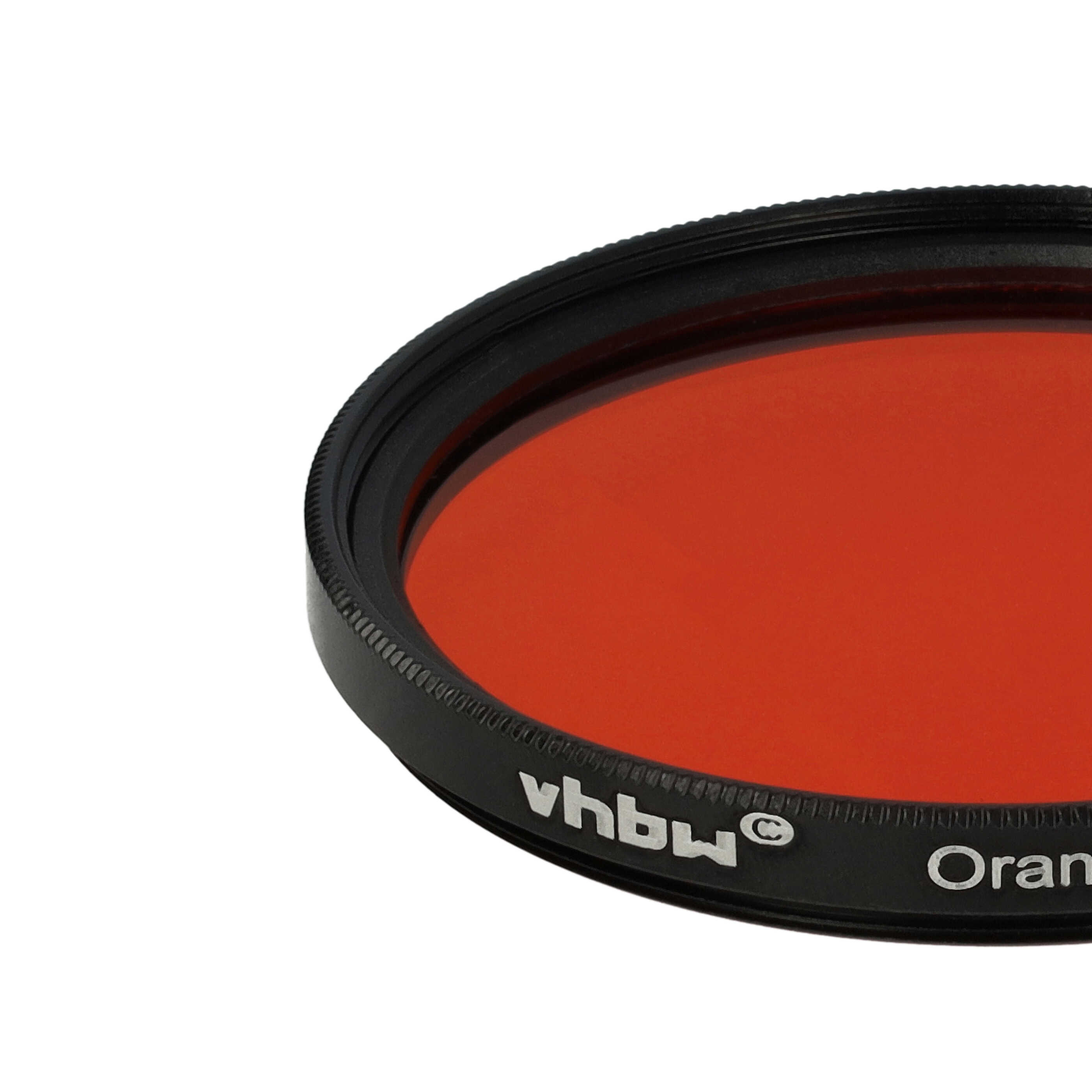 Filtr fotograficzny na obiektywy z gwintem 49 mm - filtr pomarańczowy