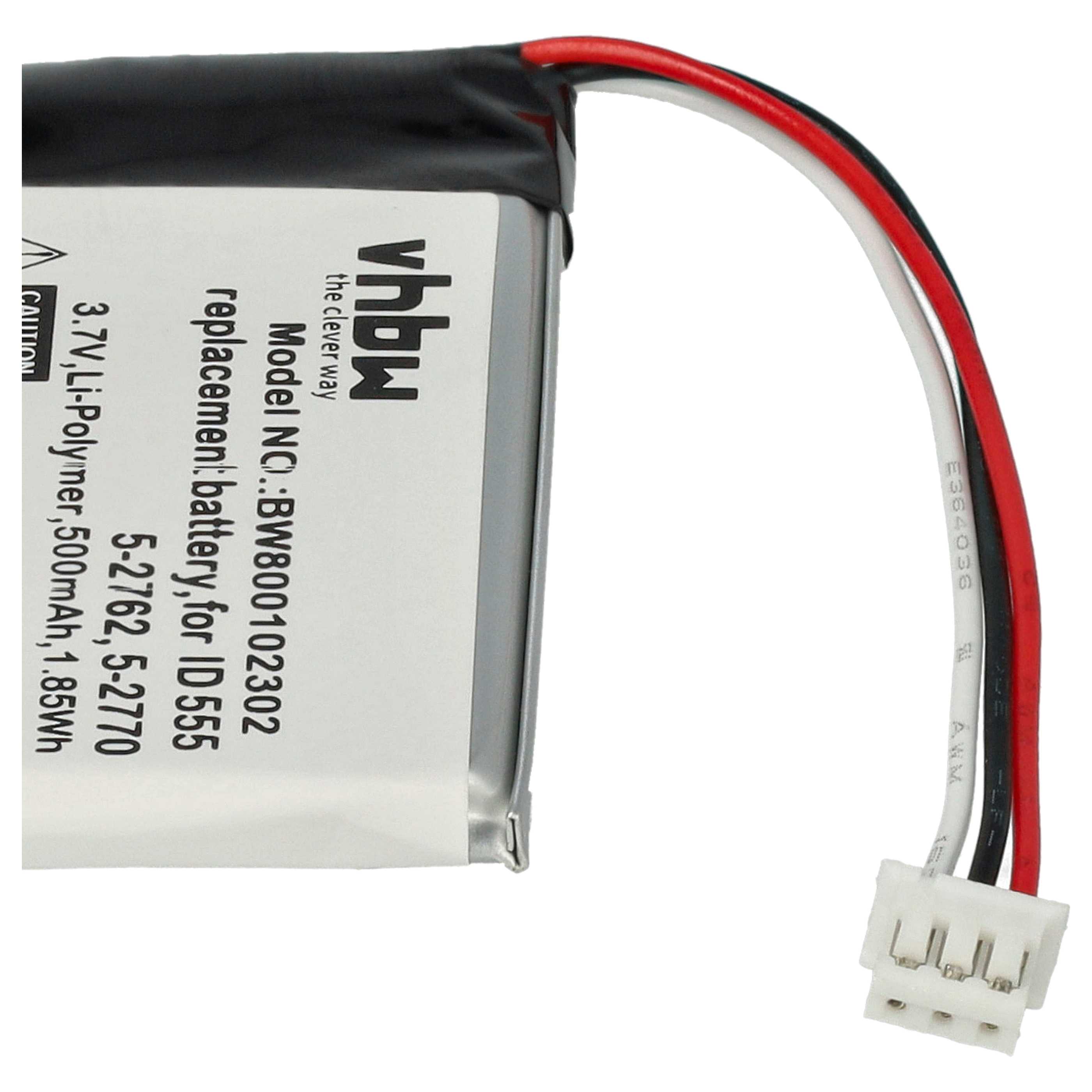 Batterie remplace Grundig SL-422943 pour téléphone Philips - 500mAh 3,7V Li-ion