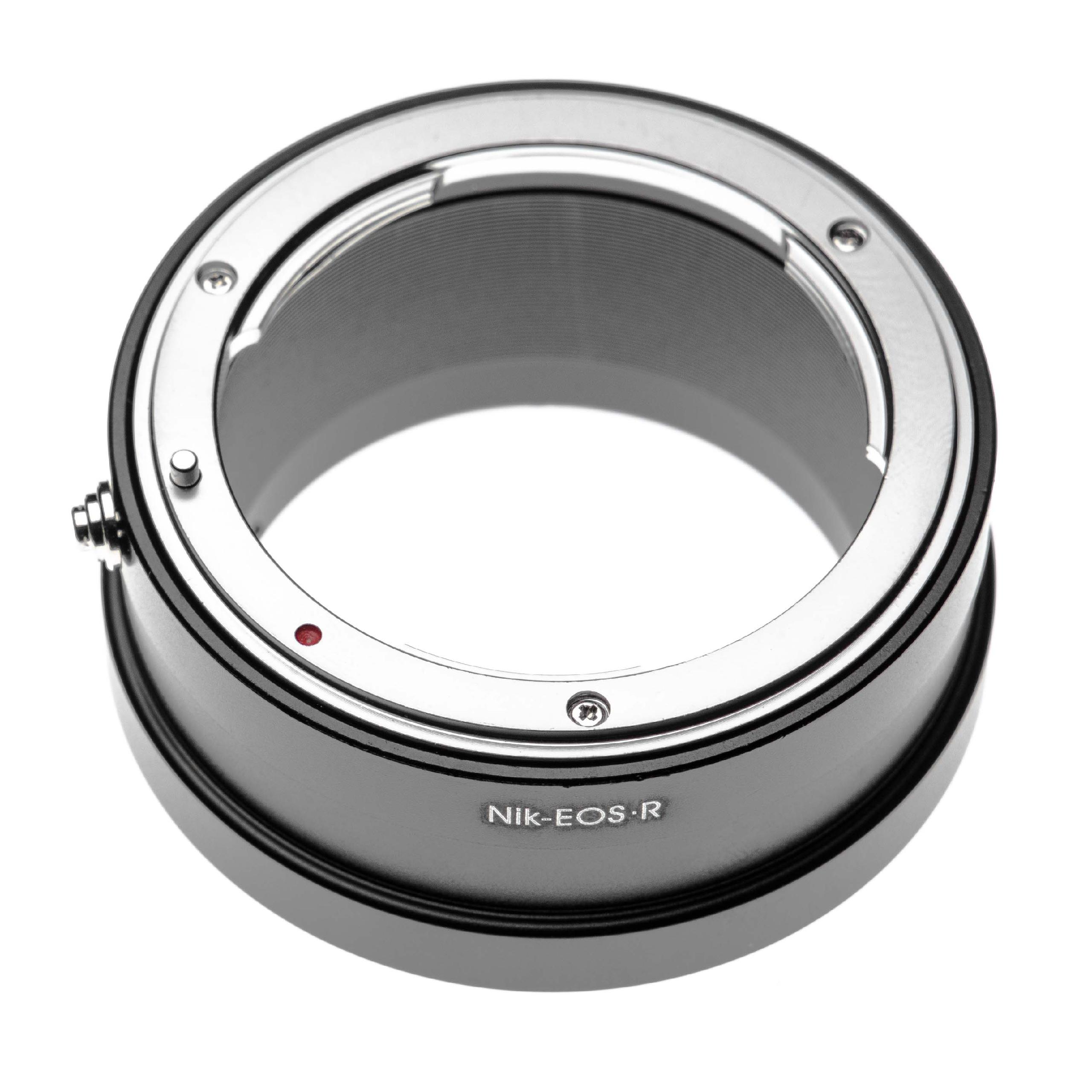 Adapterring für Nikkor AI-Objektive an Kameras mit RF-Bajonett, Schwarz Silber 