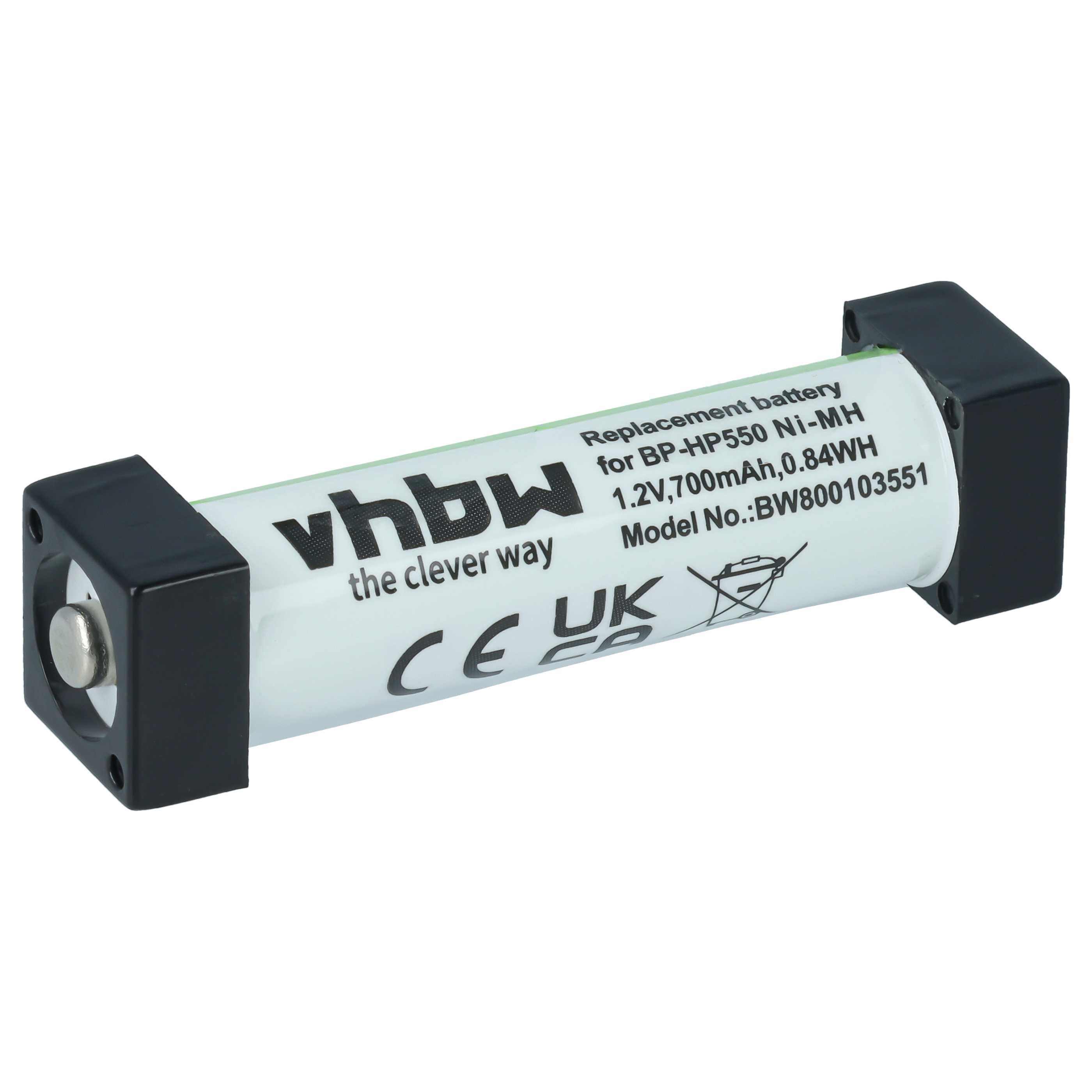 Akku als Ersatz für Sony BP-HP550, 1-756-316-22, 1-756-316-21 für Sony Headset - 700mAh 1,2V NiMH