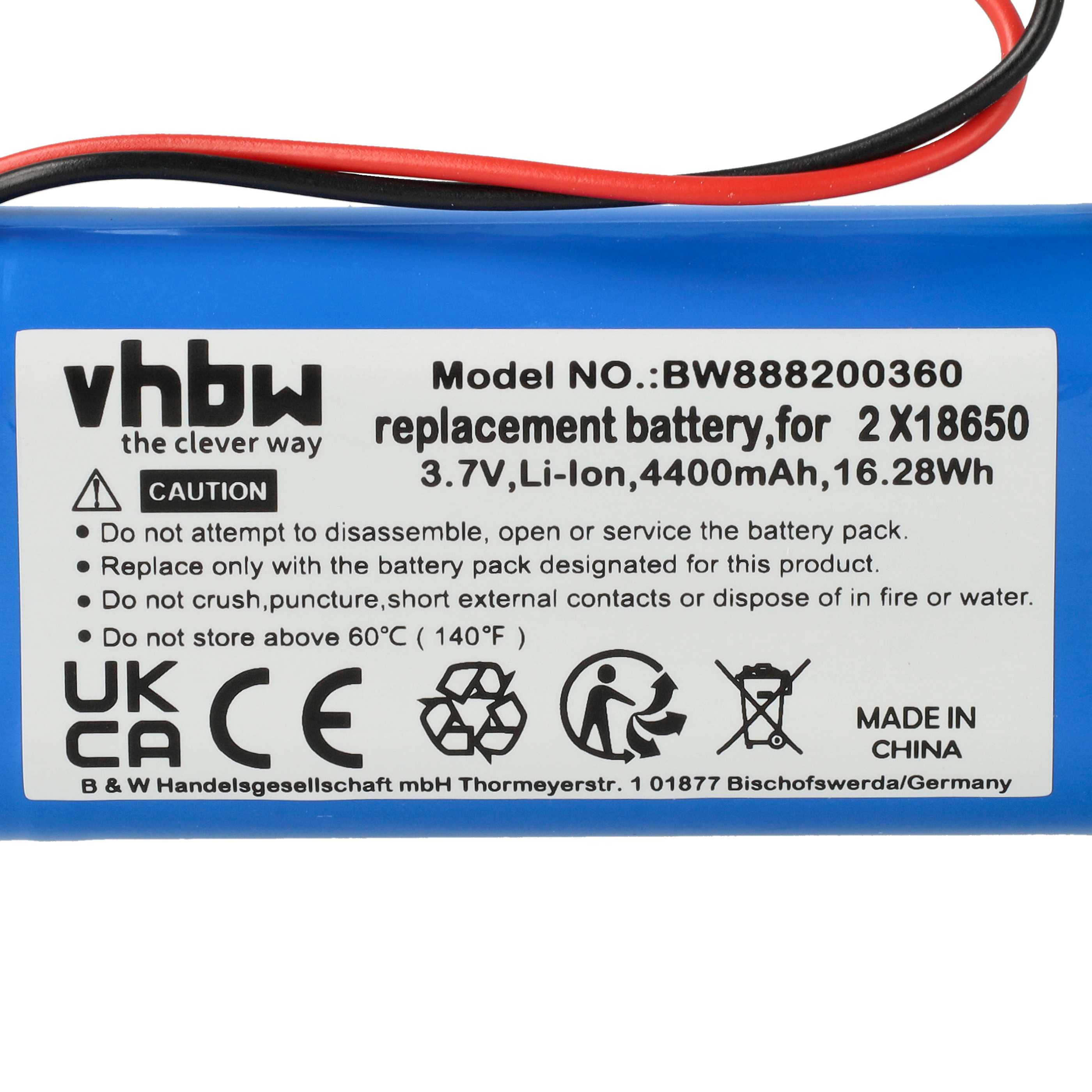 Batterie (10 pcs.) Sigor Nuindie, Numotion, Villeroy & Boch Seoul 2.0, Zafferano Poldina - 4400mAh 3,7V Li-ion