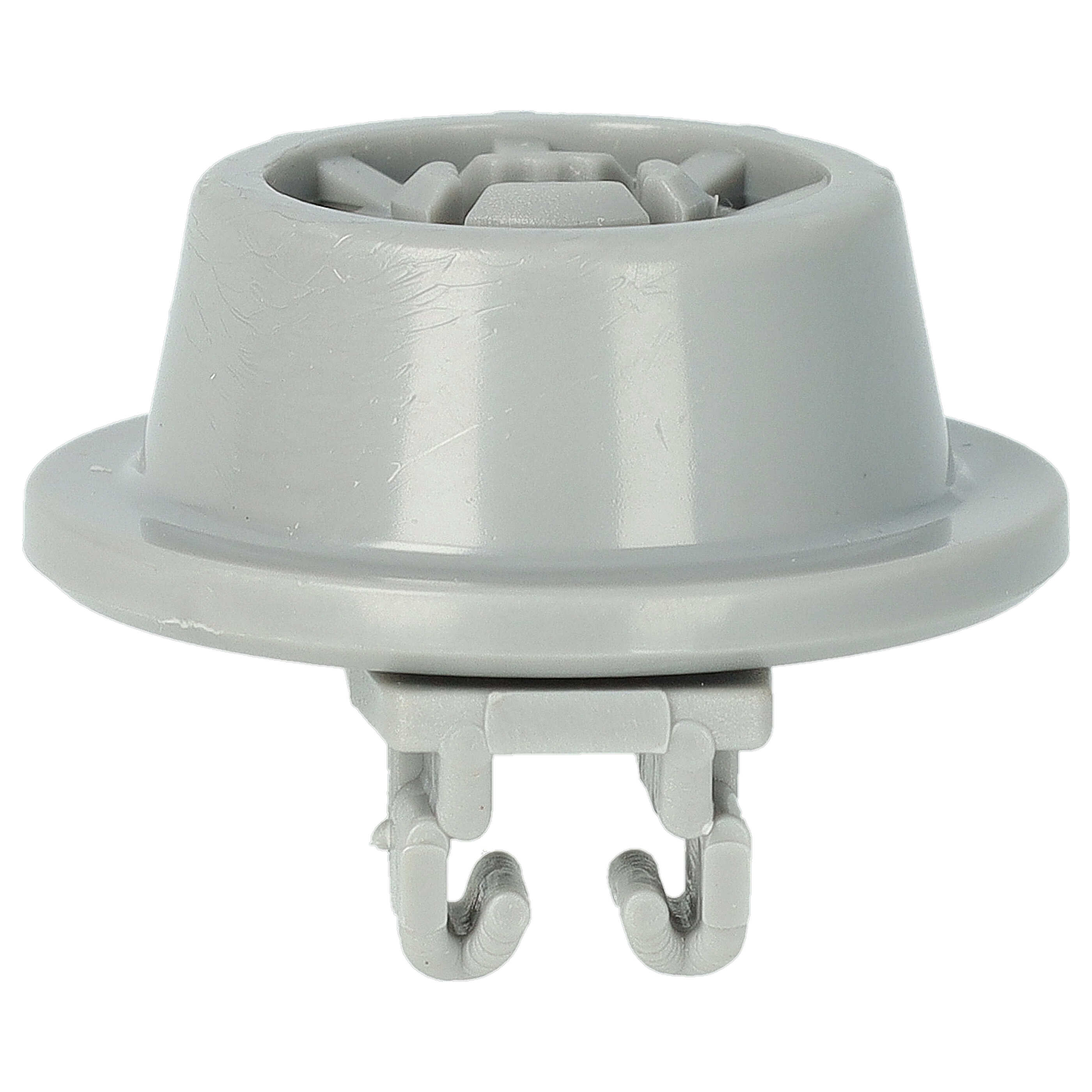 4x Lower Basket Wheel Diameter 35 mm replaces Bosch 00170838, 00183955, 00170834 for Hanseatic Dishwasher