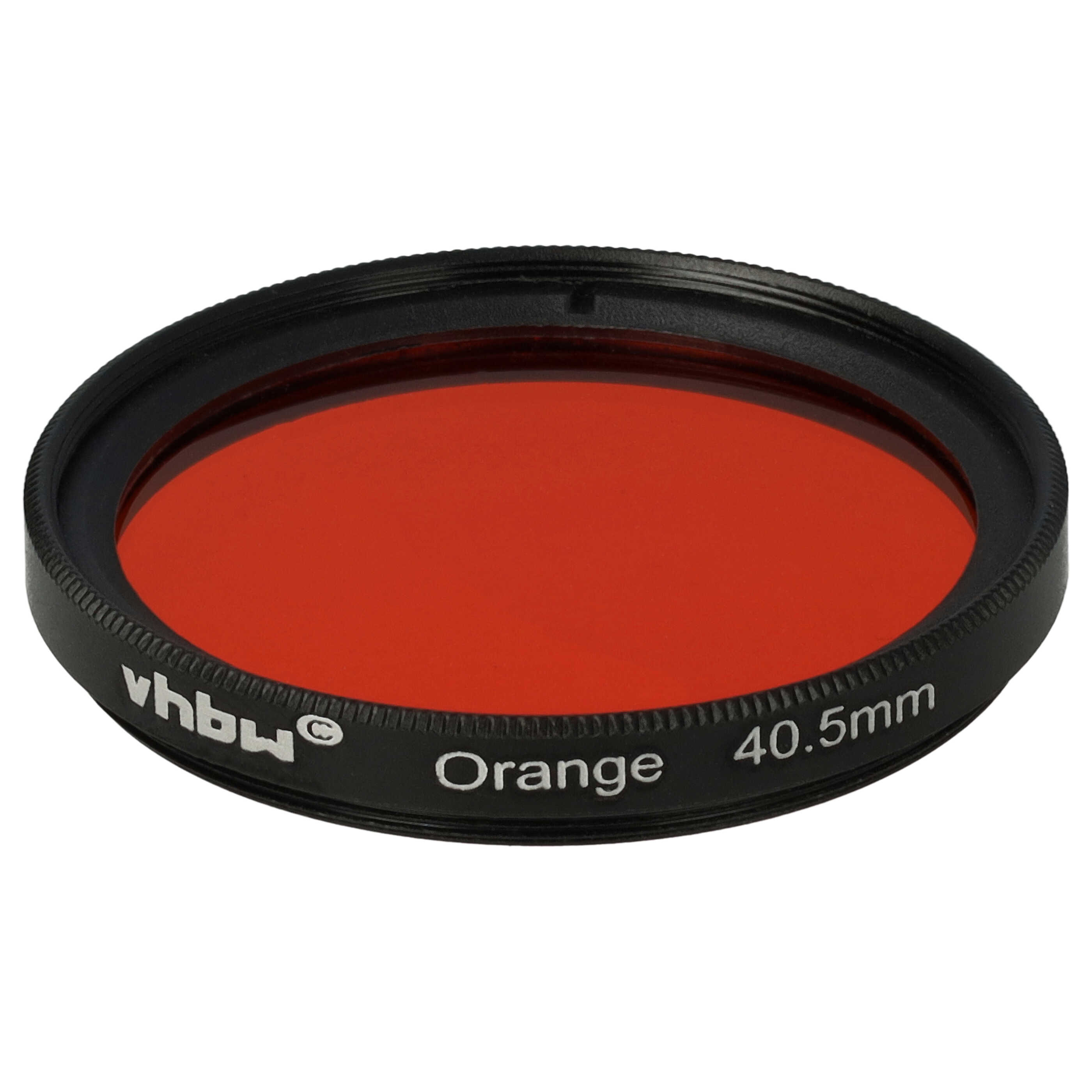 Farbfilter orange passend für Kamera Objektive mit 40,5 mm Filtergewinde - Orangefilter