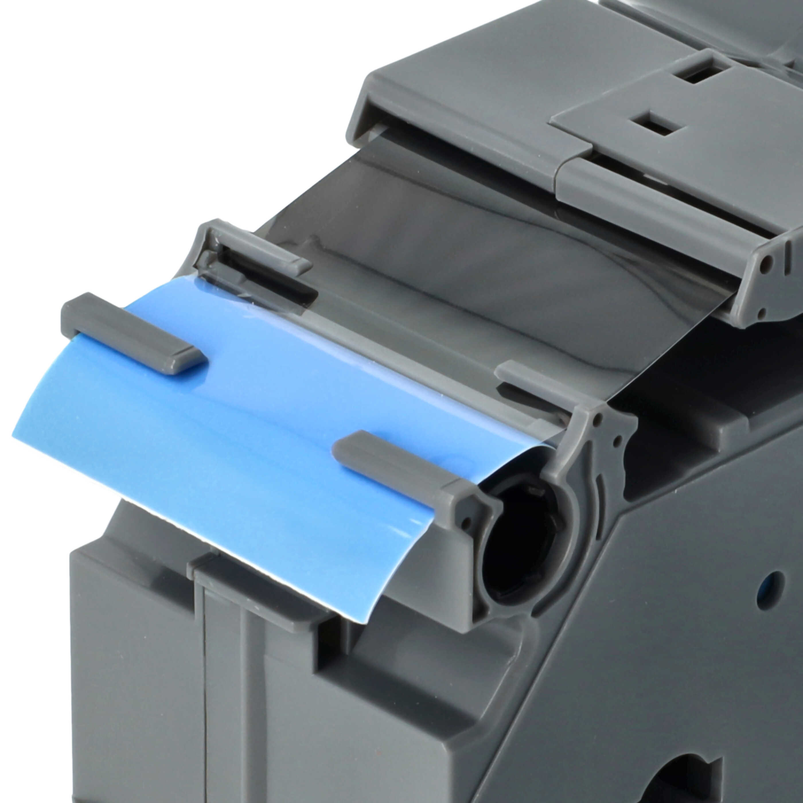 Label Tape as Replacement for Brother TZE-561, TZ-561 - 36 mm Black to Blue