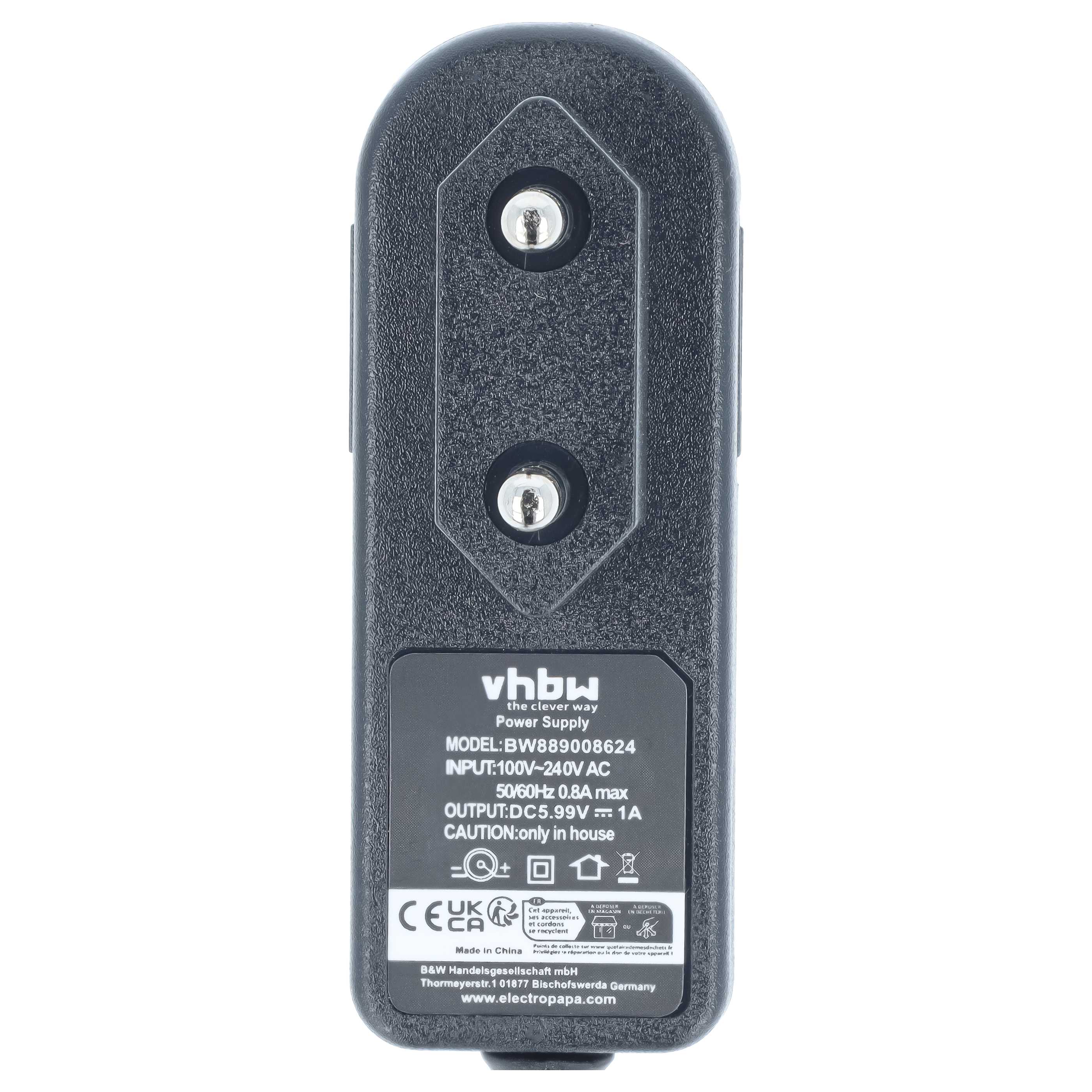 Mains Power Adapter replaces Spectralink 84642601 Landline Telephone Charging Station - 140 cm