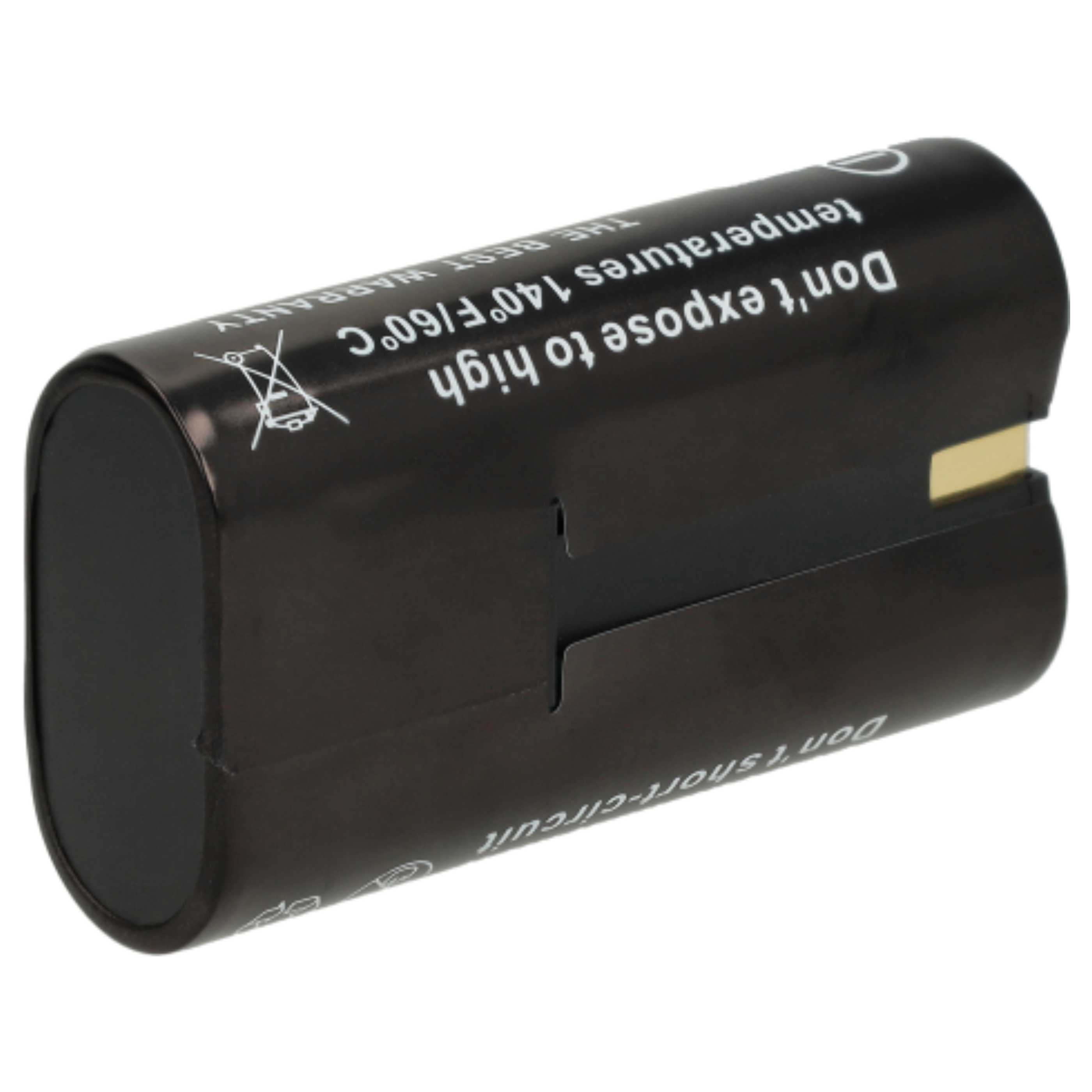 2x Battery replaces Kodak Klic-8000, RB50 - 1200mAh, 3.6V, Li-Ion