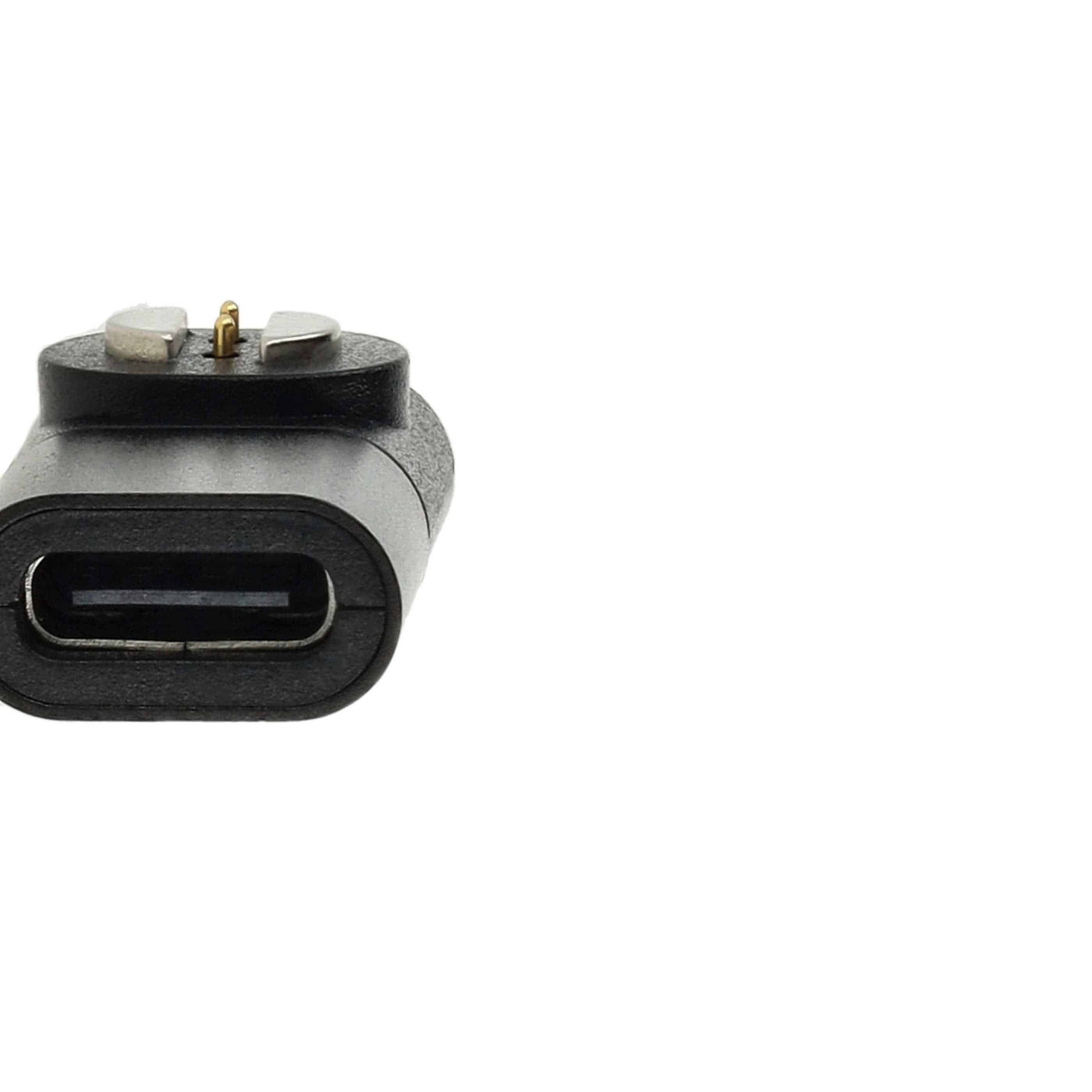 USB-C Ladeadapter als Ersatz für Suunto ST-008 für Suunto Kopfhörer - Magnetisch, Schwarz