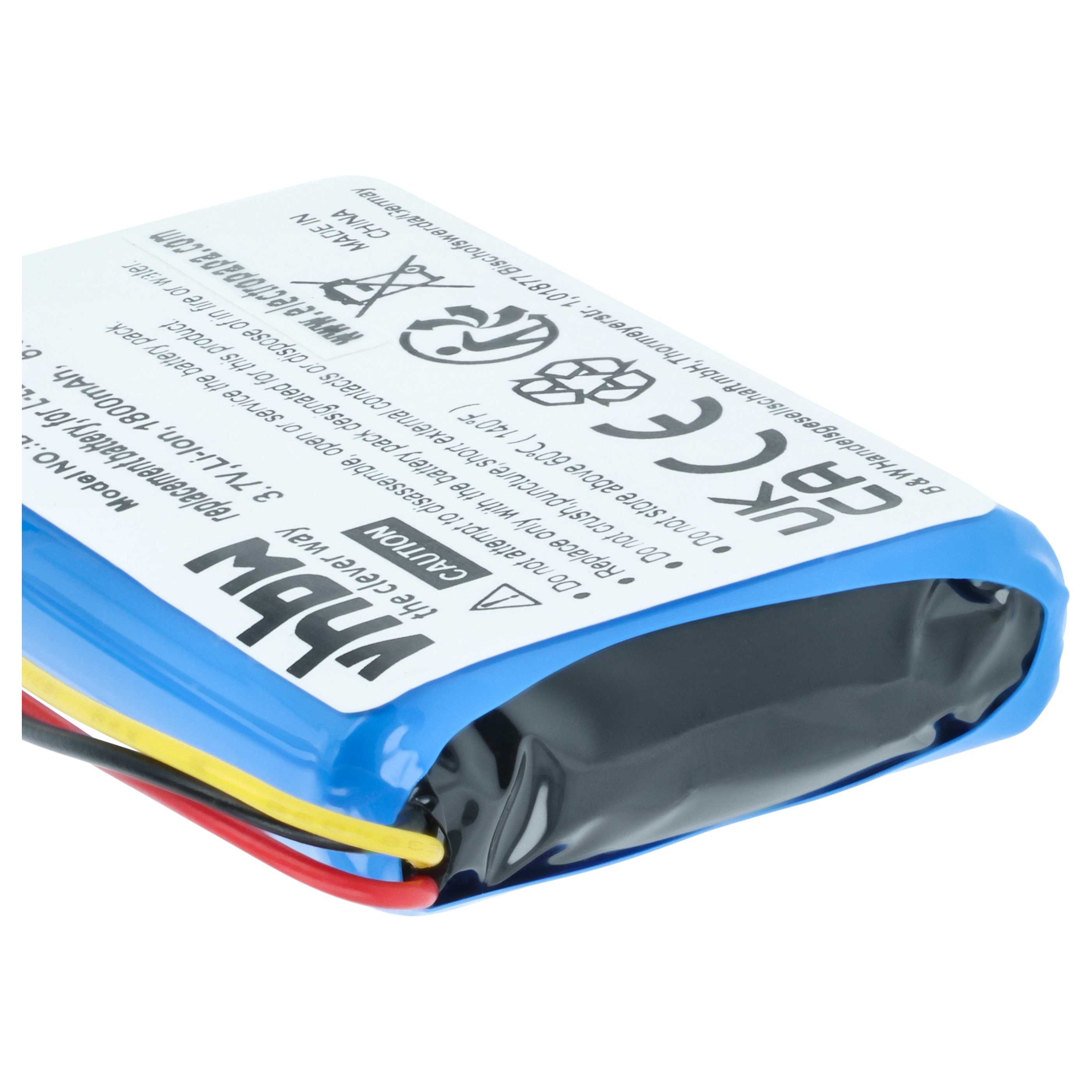 Batería reemplaza Logitech 190247-1000, L-LB2 para ratón inalámbrico (1800 mAh, 3,7 V, Li-Ion)
