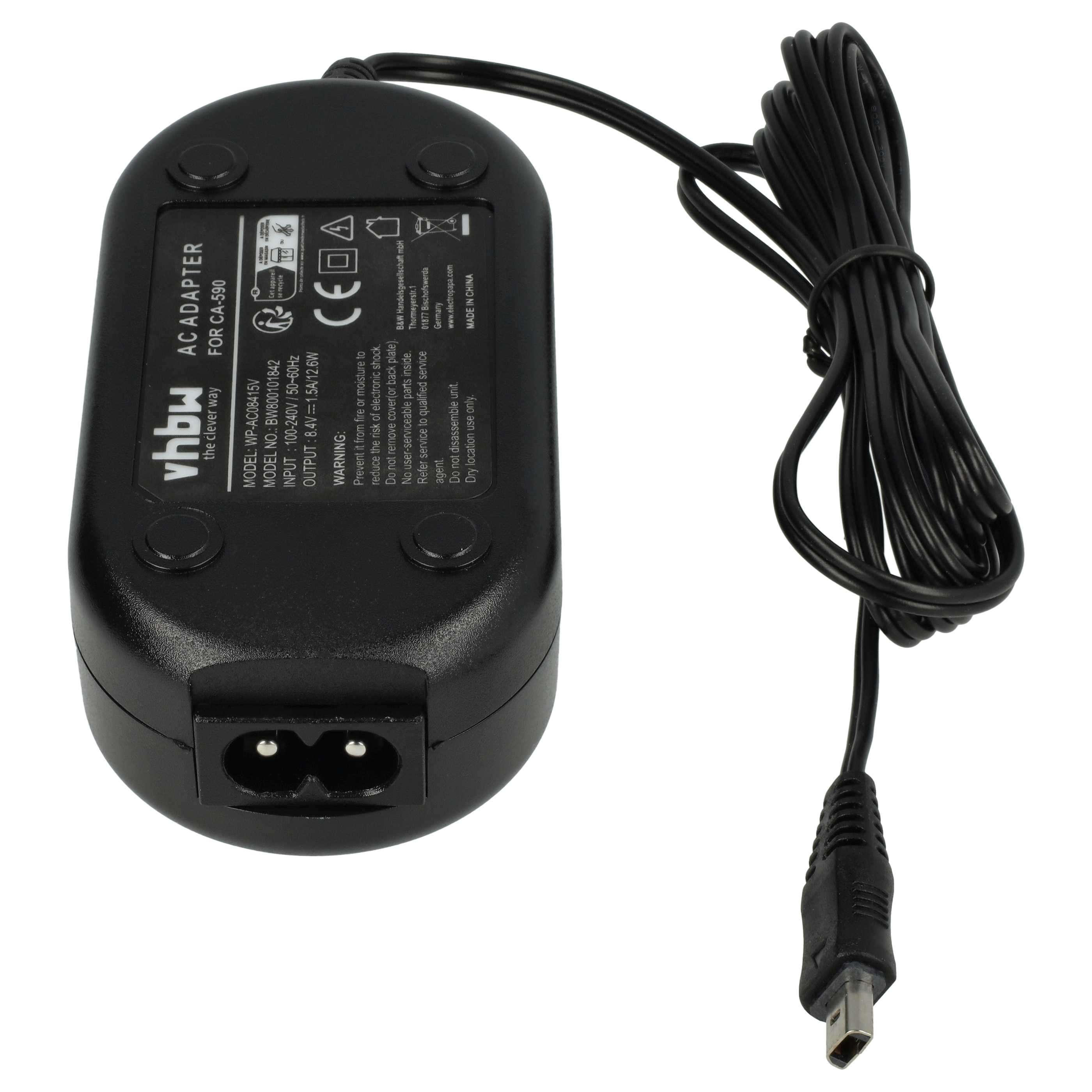 Power Supply replaces CA590A CA-590 CA590E CA590K CA-590A CA-590E CA590 for Camera - 2 m, 8.4 V 2.0 A