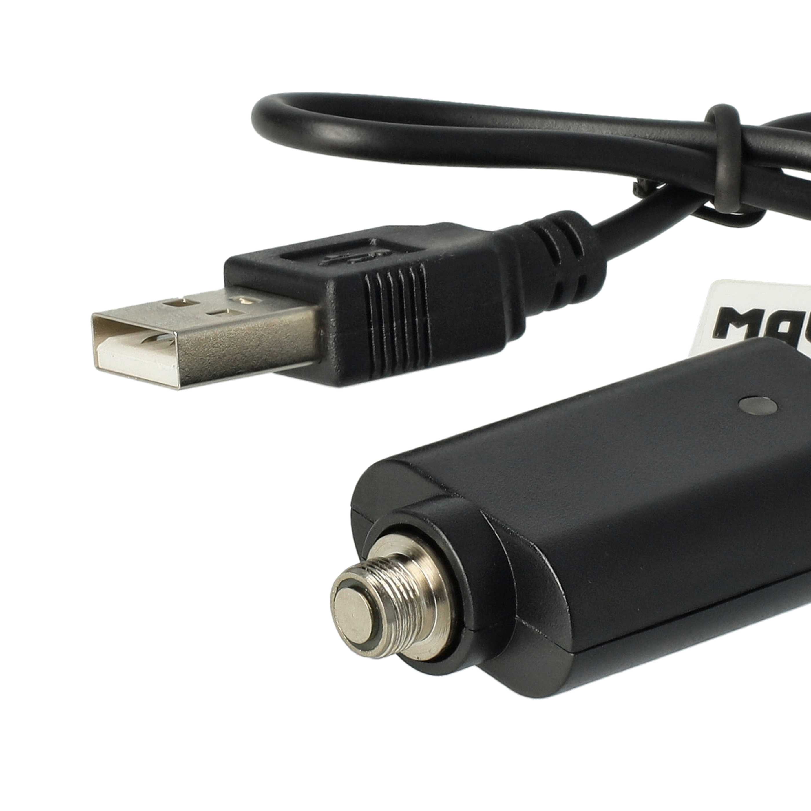 vhbw Cargador USB compatible con diversos cigarrillo electrónico, shisha con tapa de rosca