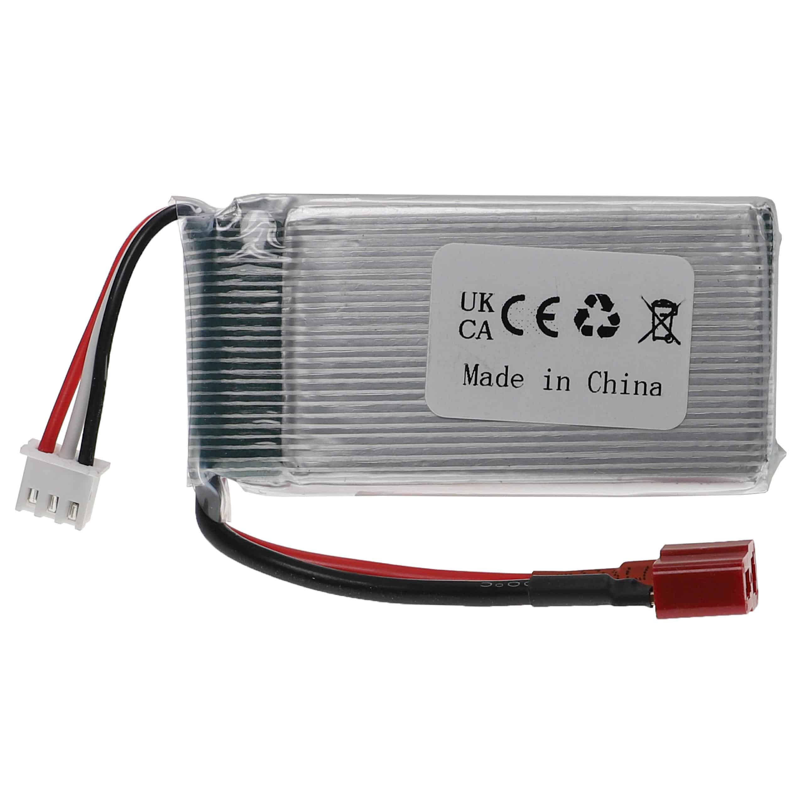 Batterie pour modèle radio-télécommandé - 1500mAh 7,4V Li-polymère, T-connecteur AWG16