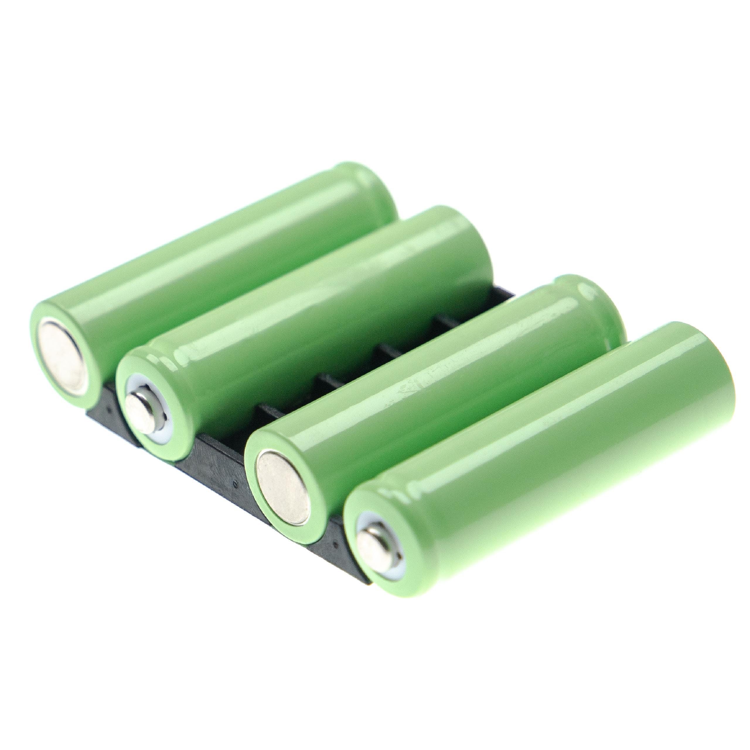 Batterie remplace Peli 3765-301-000 pour lampe de poche - 1500mAh 4,8V NiMH
