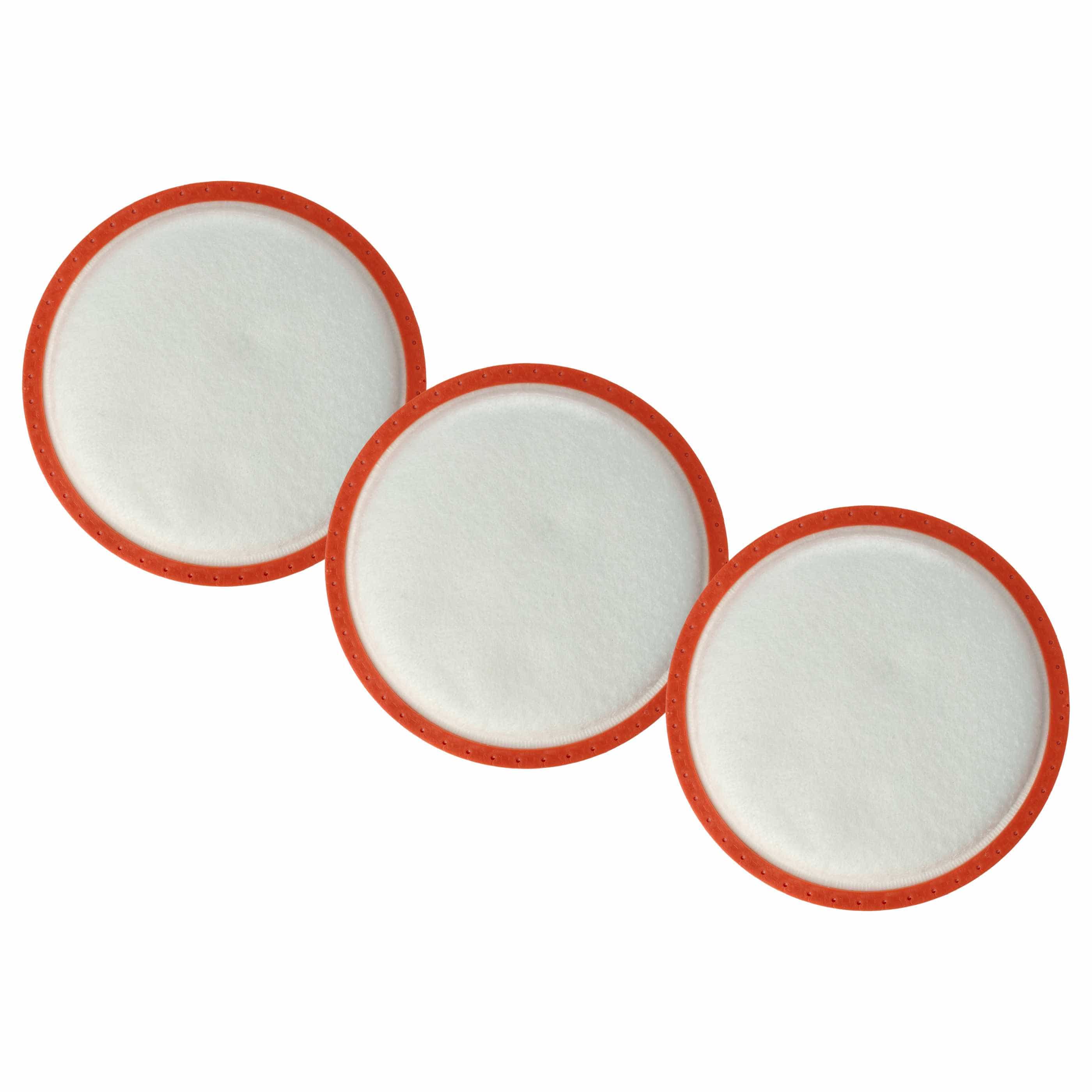 3x Filterpre-motor filter replaces Dirt Devil 2288002 for Fakir Vacuum Cleaner