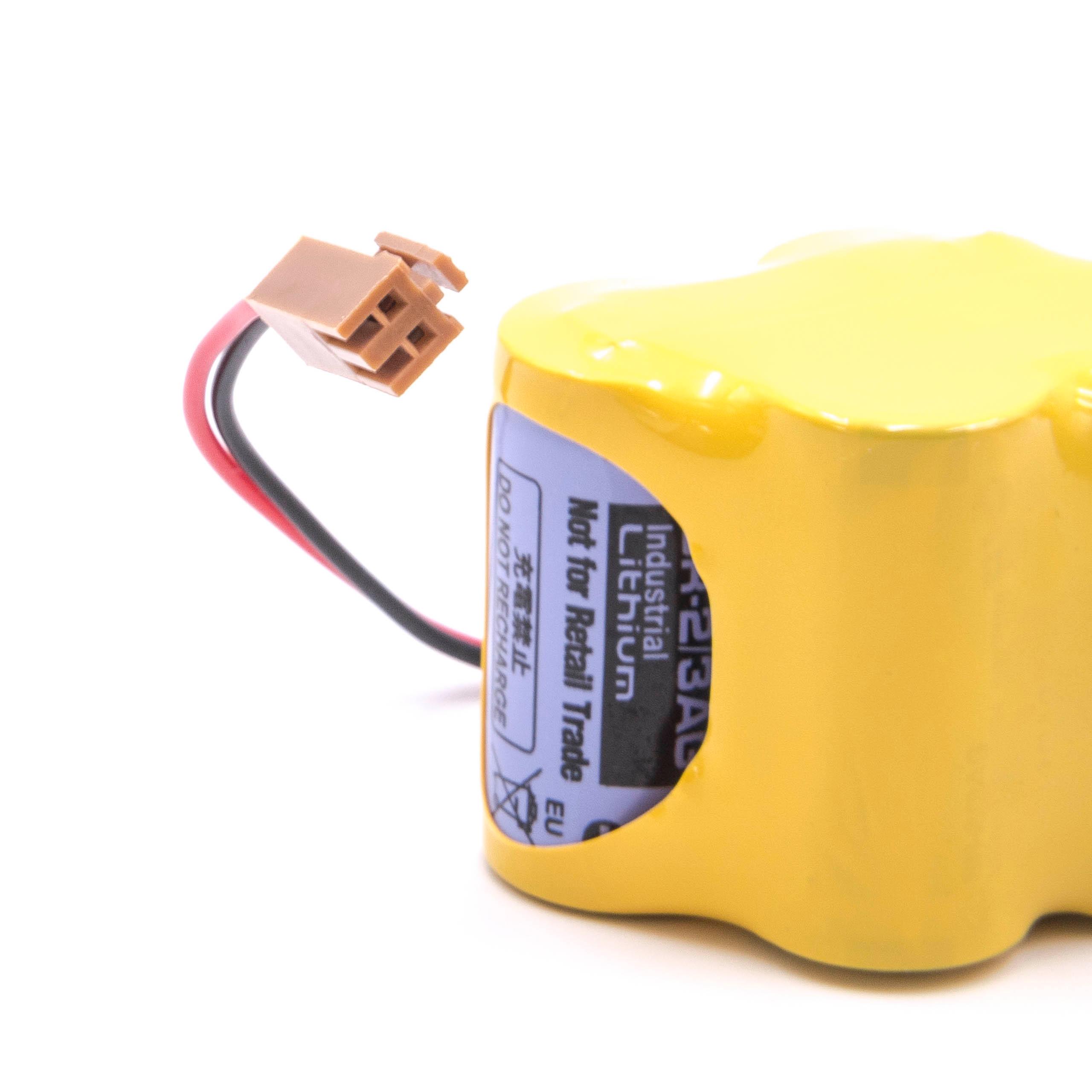 Batería reemplaza Dantona Matt Pack (con conector marrón) para controlador de periférico - 2400mAh 6V Li-MnO2