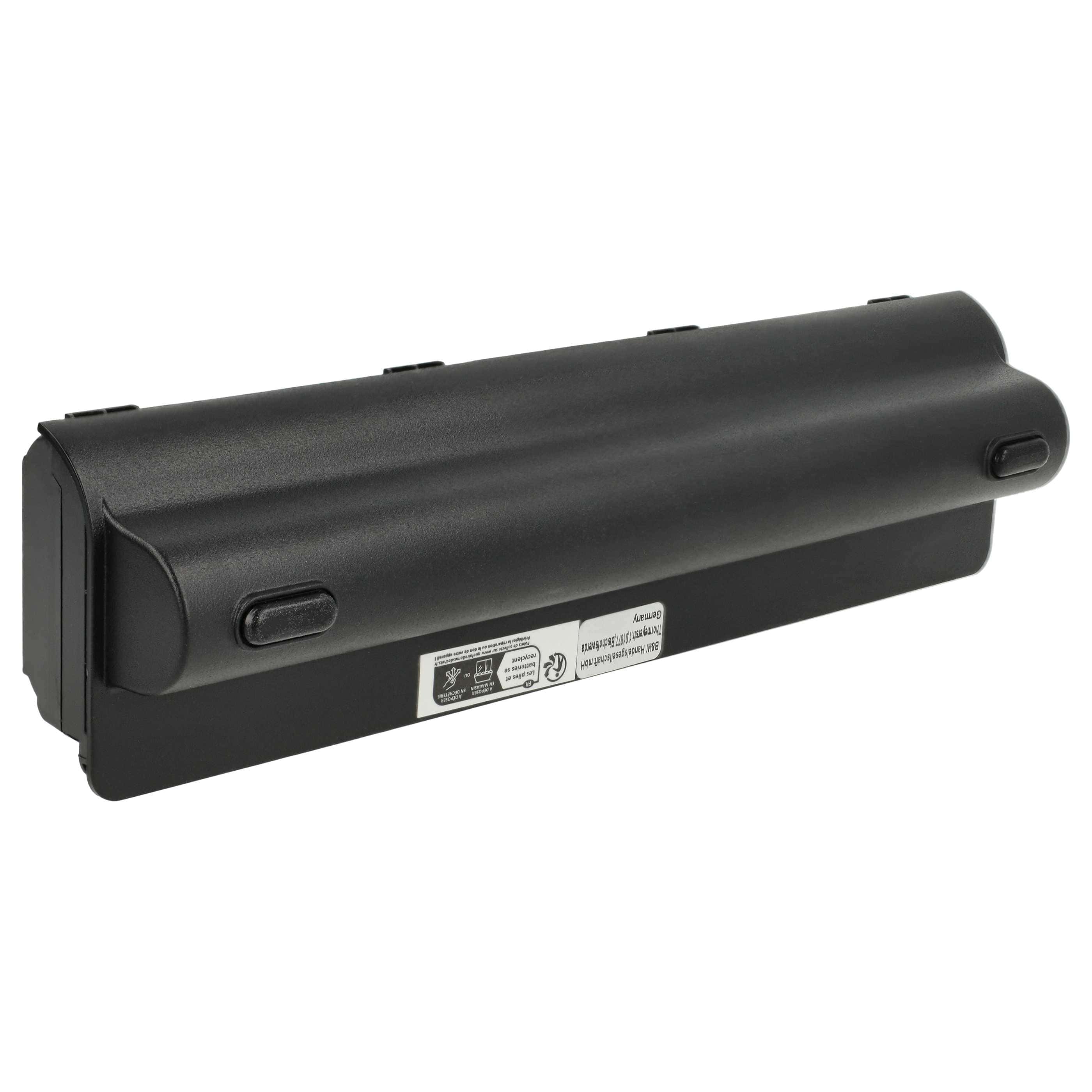 Akumulator do laptopa zamiennik Toshiba PA5024U-1BRS, PA5023U-1BRS - 6600 mAh 10,8 V Li-Ion, czarny