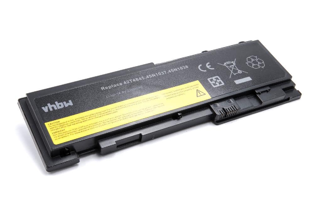 Notebook Battery Replacement for Lenovo 0A36309, 0A36287, 42T4845, 42T4844 - 2200mAh 14.8V Li-Ion, black