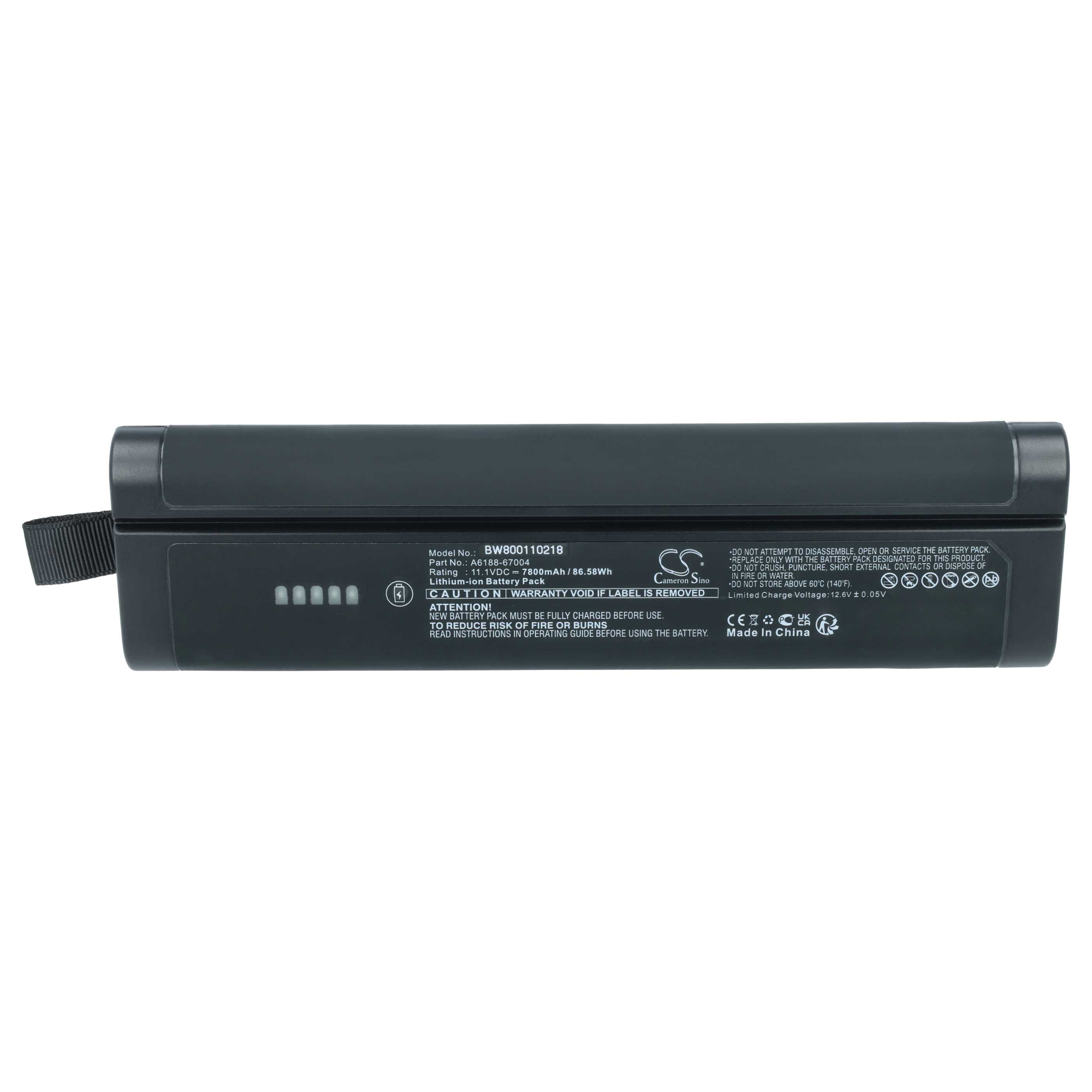 Batterie remplace 989803129131, A6188-67004, 1420-0868 pour contrôleur Raid Philips - 7800mAh 11,1V Li-ion