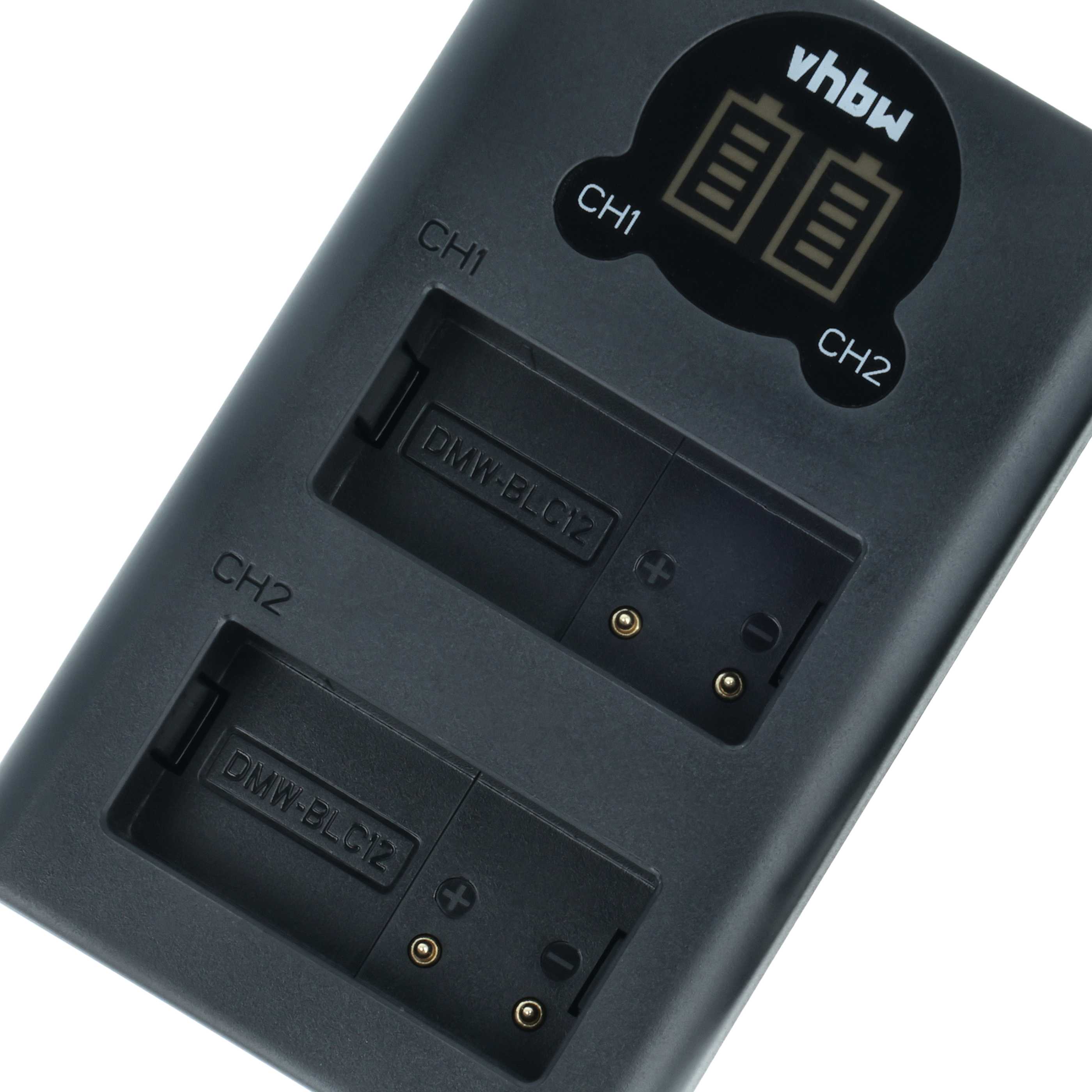 Battery Charger USB-C + Cable USB-C replaces Panasonic DE‑A80, DE‑A79BB for Leica Digital Camera etc.