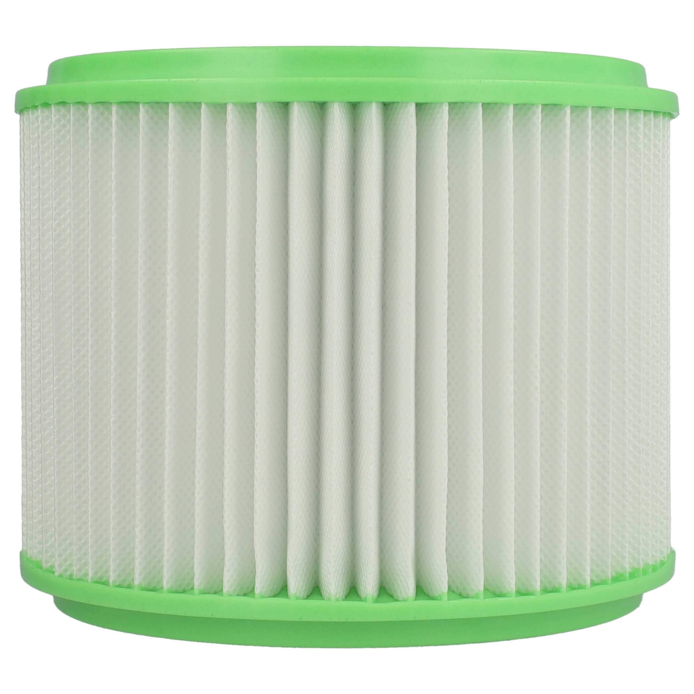 4x Filtercartridge filter replaces Makita 413525 for Gisowatt Vacuum Cleaner, white / green