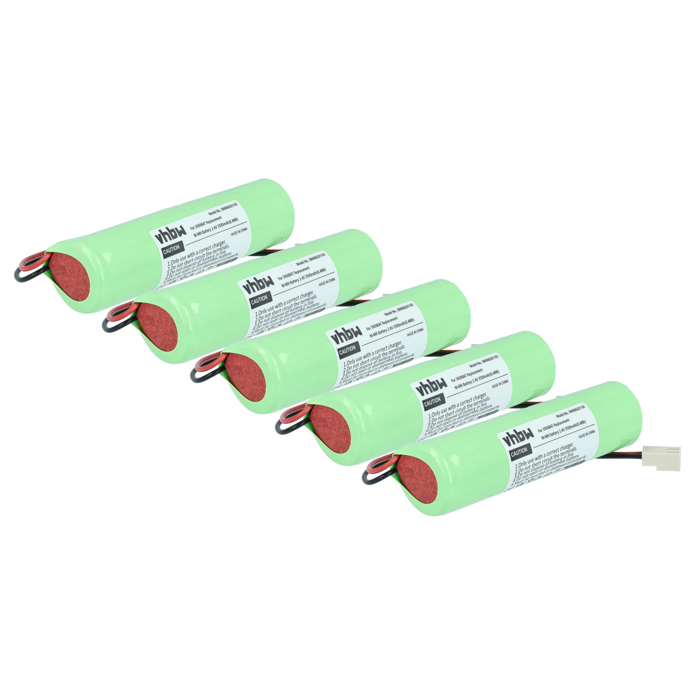 Batterie (5 pcs.) remplace NOVIPro 3000BAT, 880BAT outil de mesure Metland - 3500mAh 2,4V NiMH