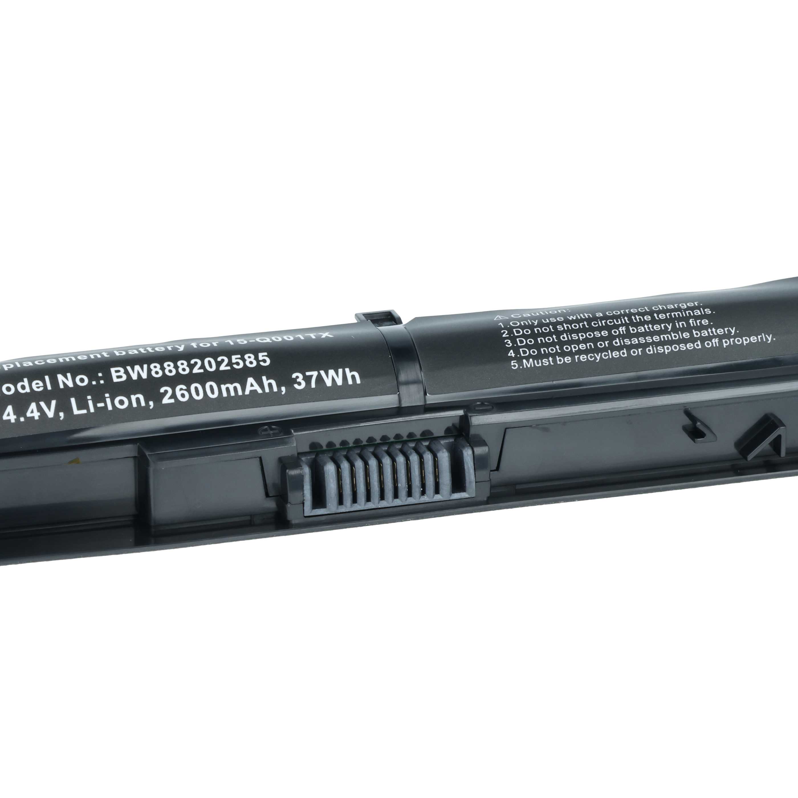 Batteria sostituisce HP 811063-421, 805294-001, 811346-001 per notebook - 2600mAh 14,4V Li-Ion nero