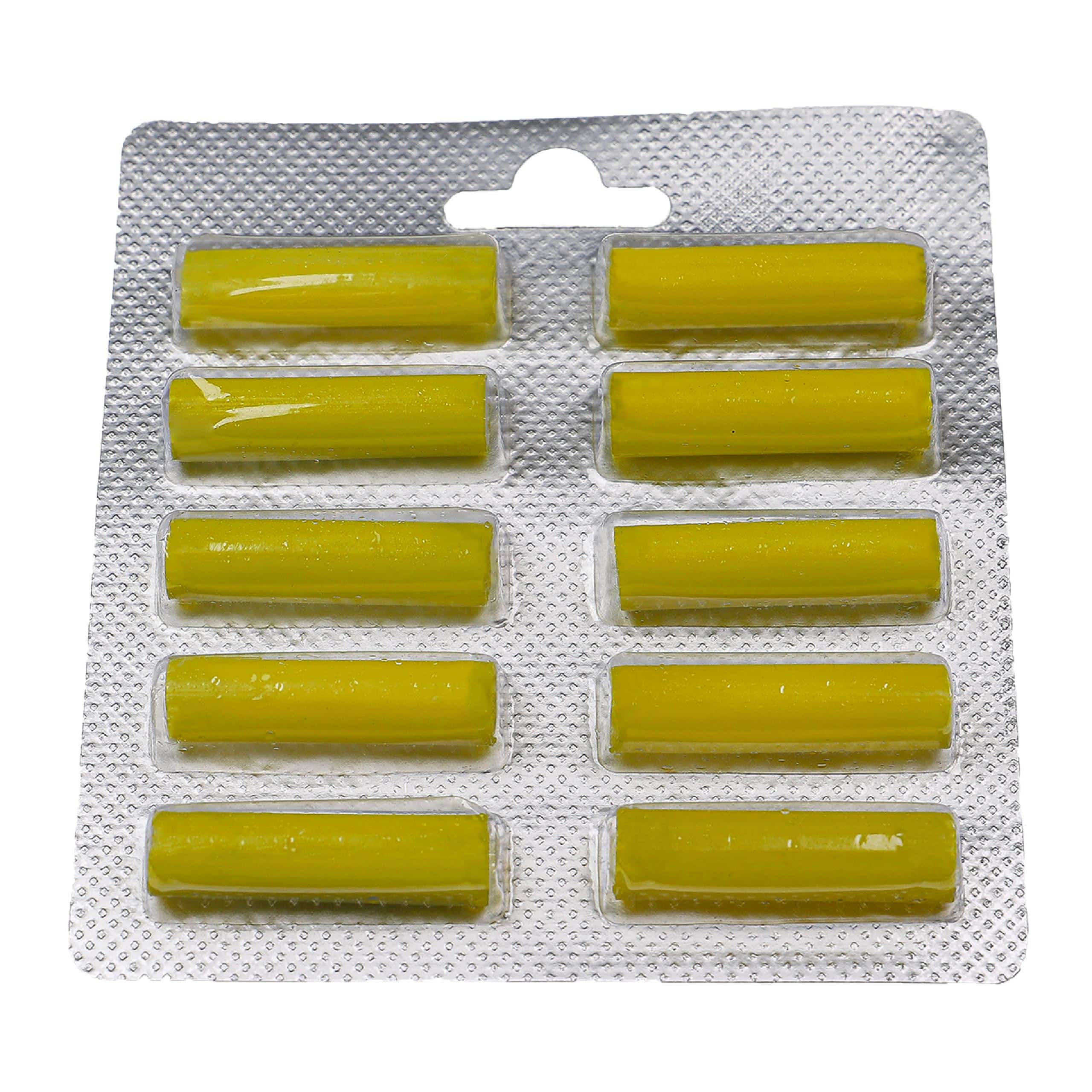 10x Air Freshener Sticks suitable forvarious Vacuum Cleaners with Bag - lemon