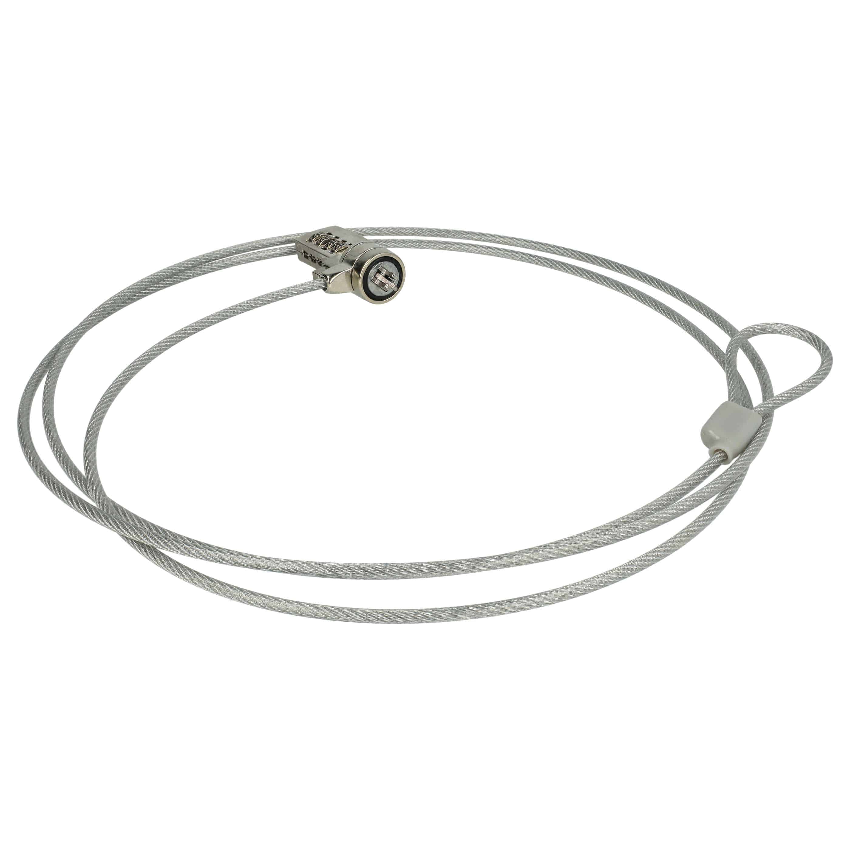 20x Kensington Lock suitable for Laptop, Notebook - Cable Lock with Combination Lock, 1.8 m long