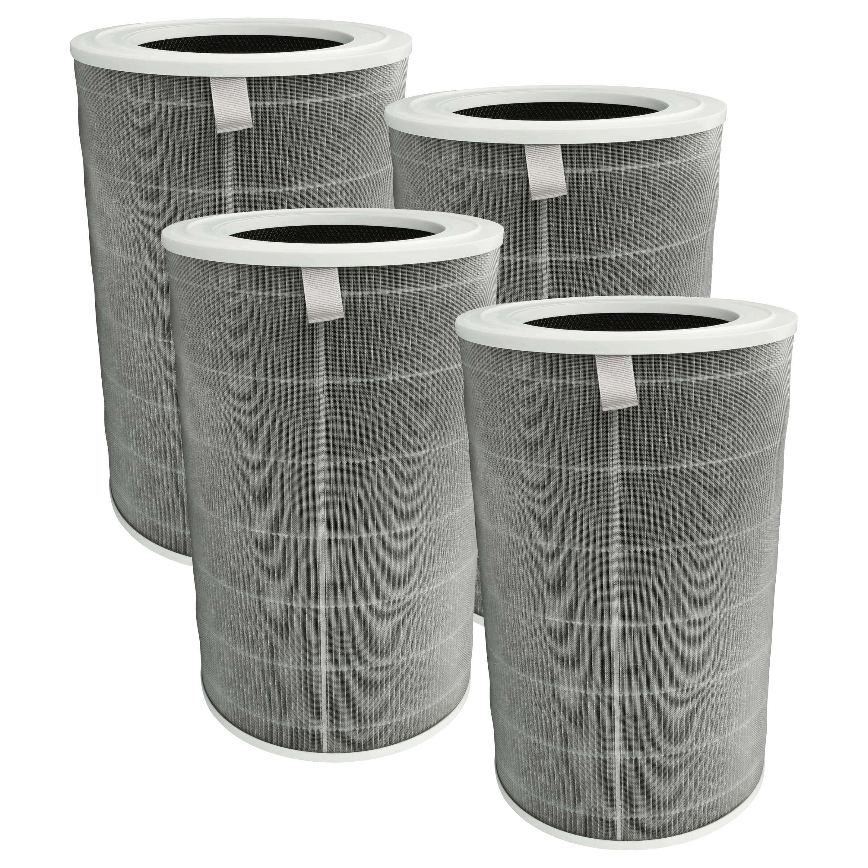 4x Activated Carbon Filter replaces Xiaomi 6934177743672, M15R-FLP-GL for Xiaomi Air Purifier - Air Filter